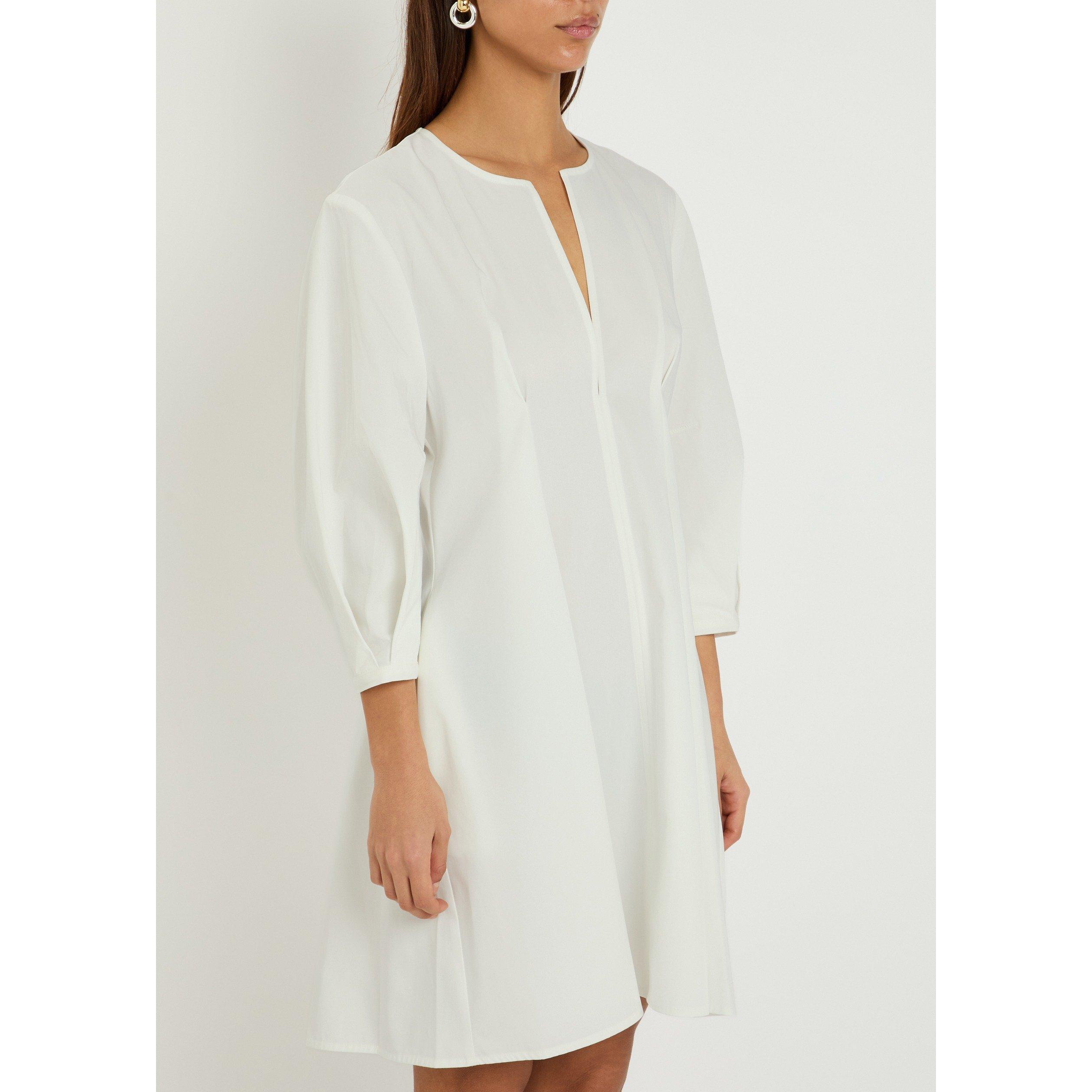 WHITE - Toteme - Balloon sleeve cotton dress - 2