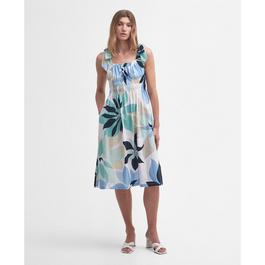 Barbour Nadia Floral Midi Dress