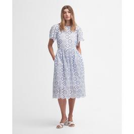 Barbour Juliette Broderie Midi Dress