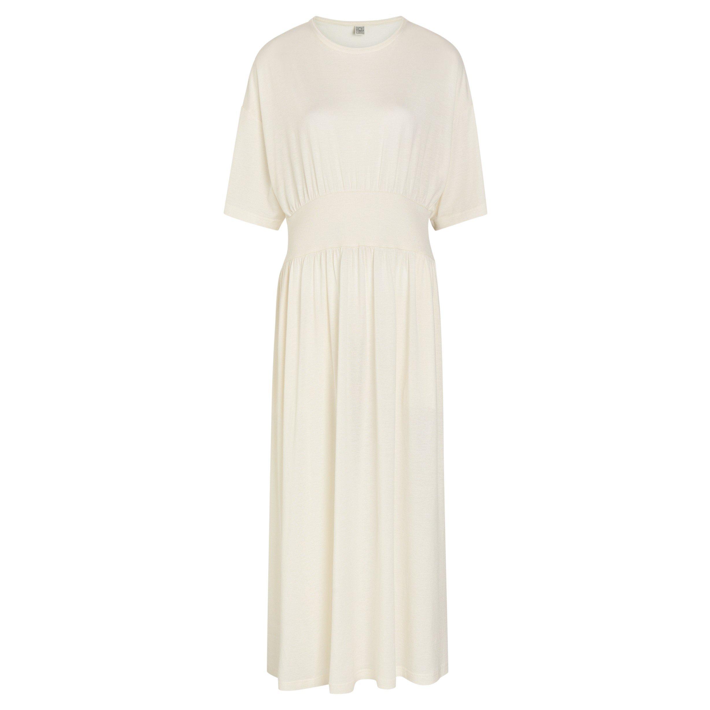 OFF WHITE - Toteme - Cotton silk tee dress