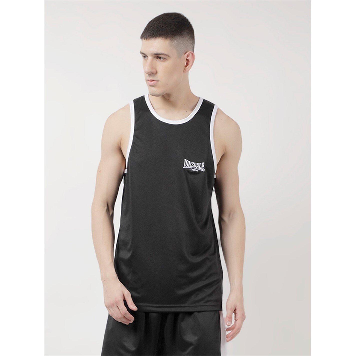 Black/White - Lonsdale - Boxing Vest - 1