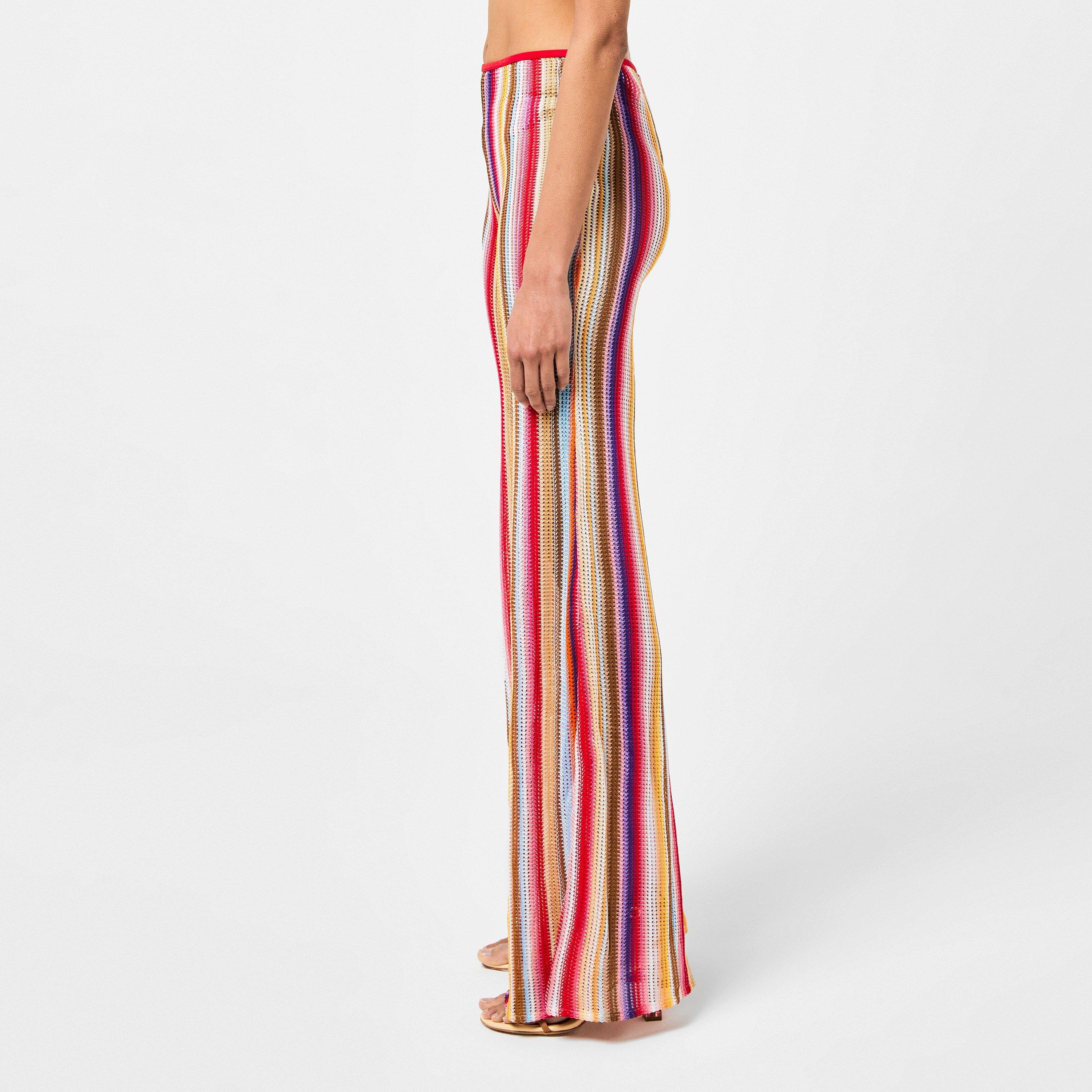 Multi Red - Missoni - Flared Trousers - 2