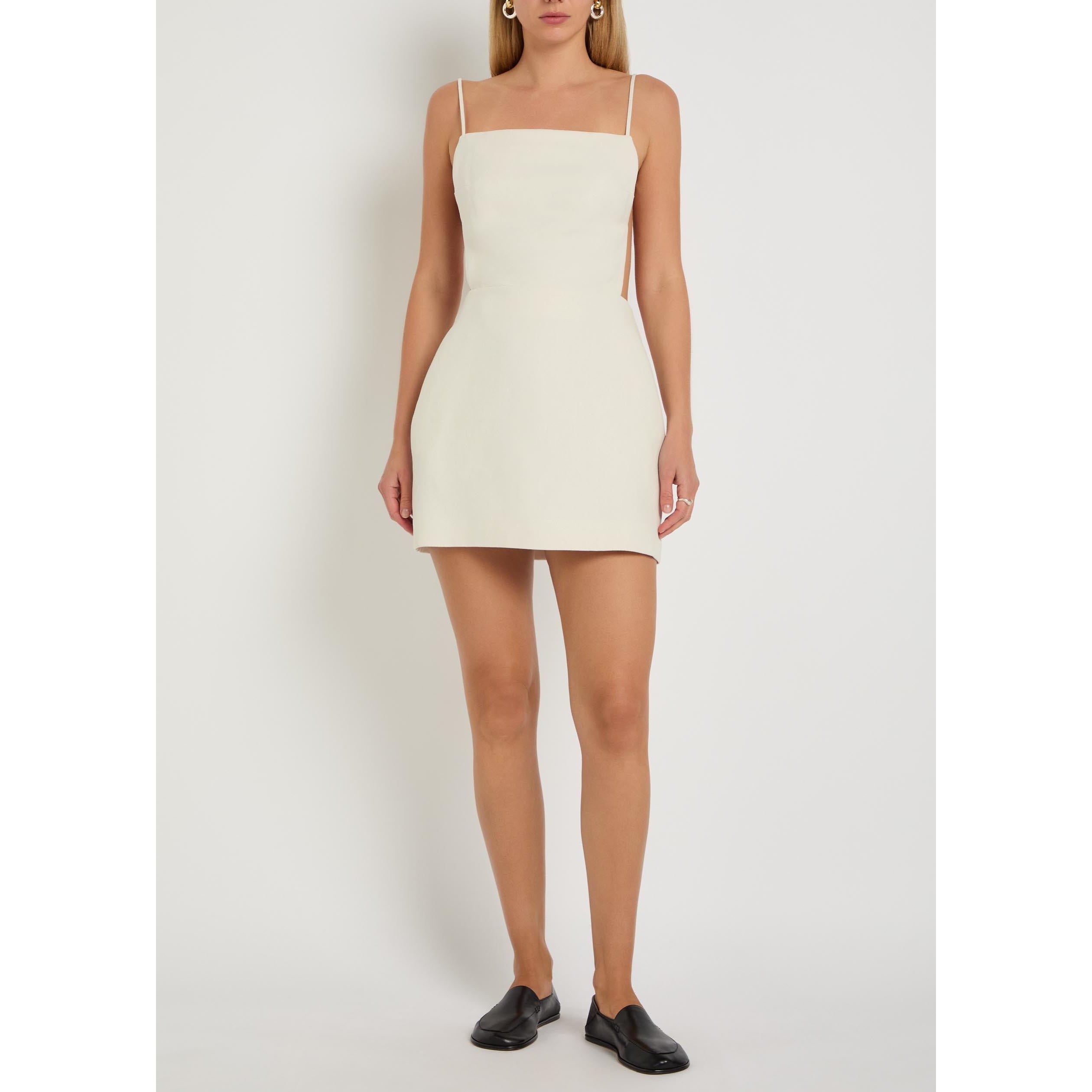 OFF WHITE - Calvin Klein - HENRIETTA WOMENS DRESS - 5