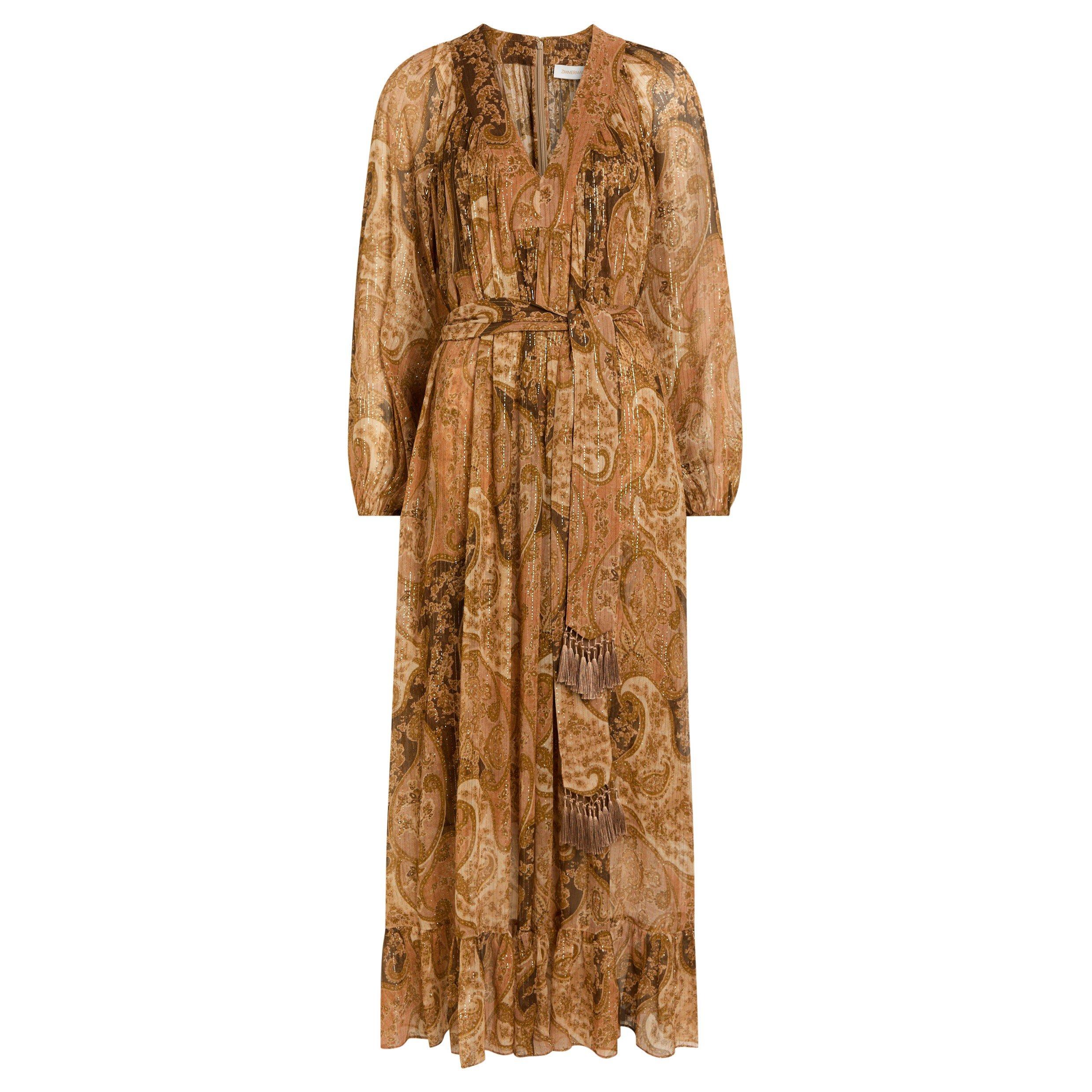BROWN AND OTHER - Zimmermann - Carousel Batwing Dress - 1