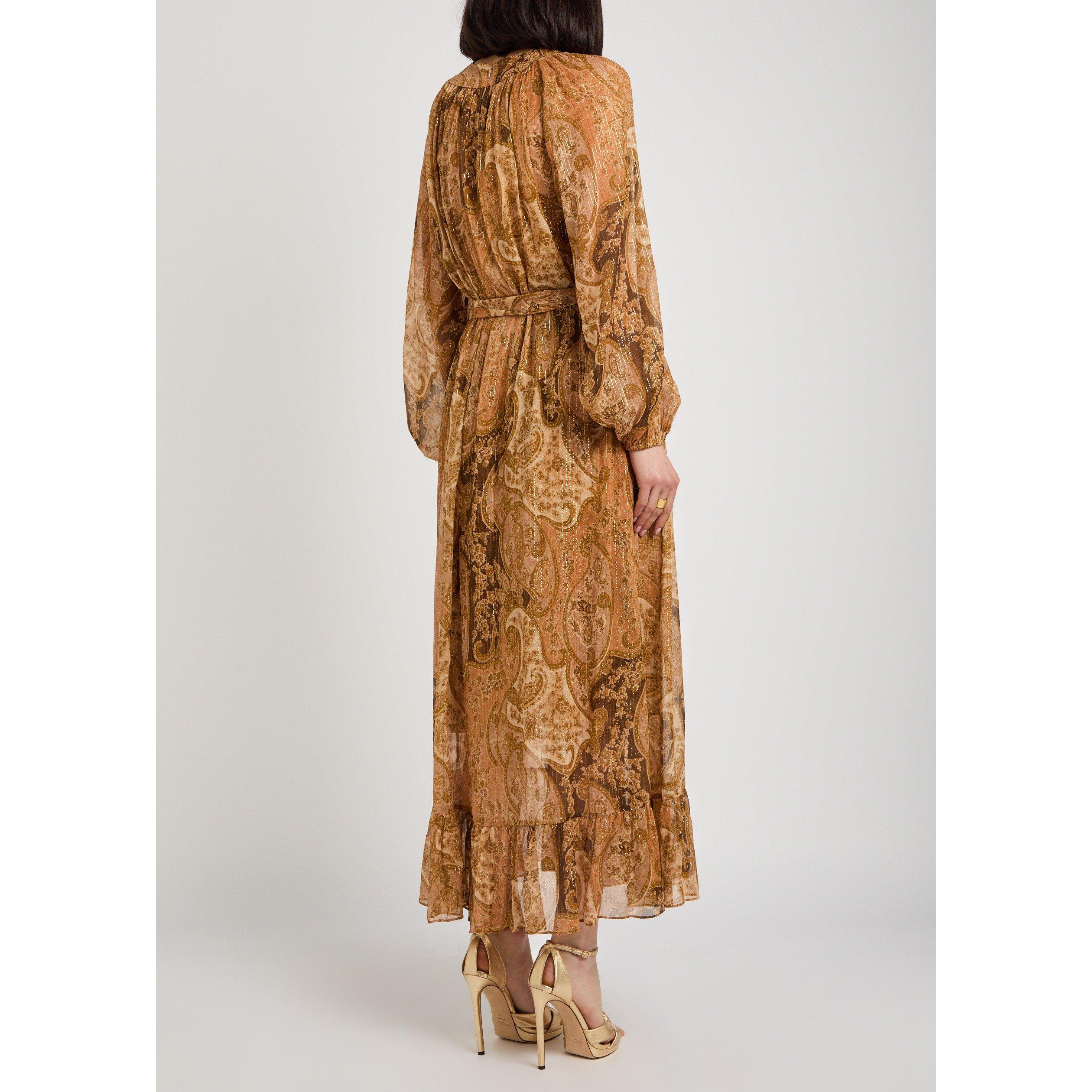 BROWN AND OTHER - Zimmermann - Carousel Batwing Dress - 3