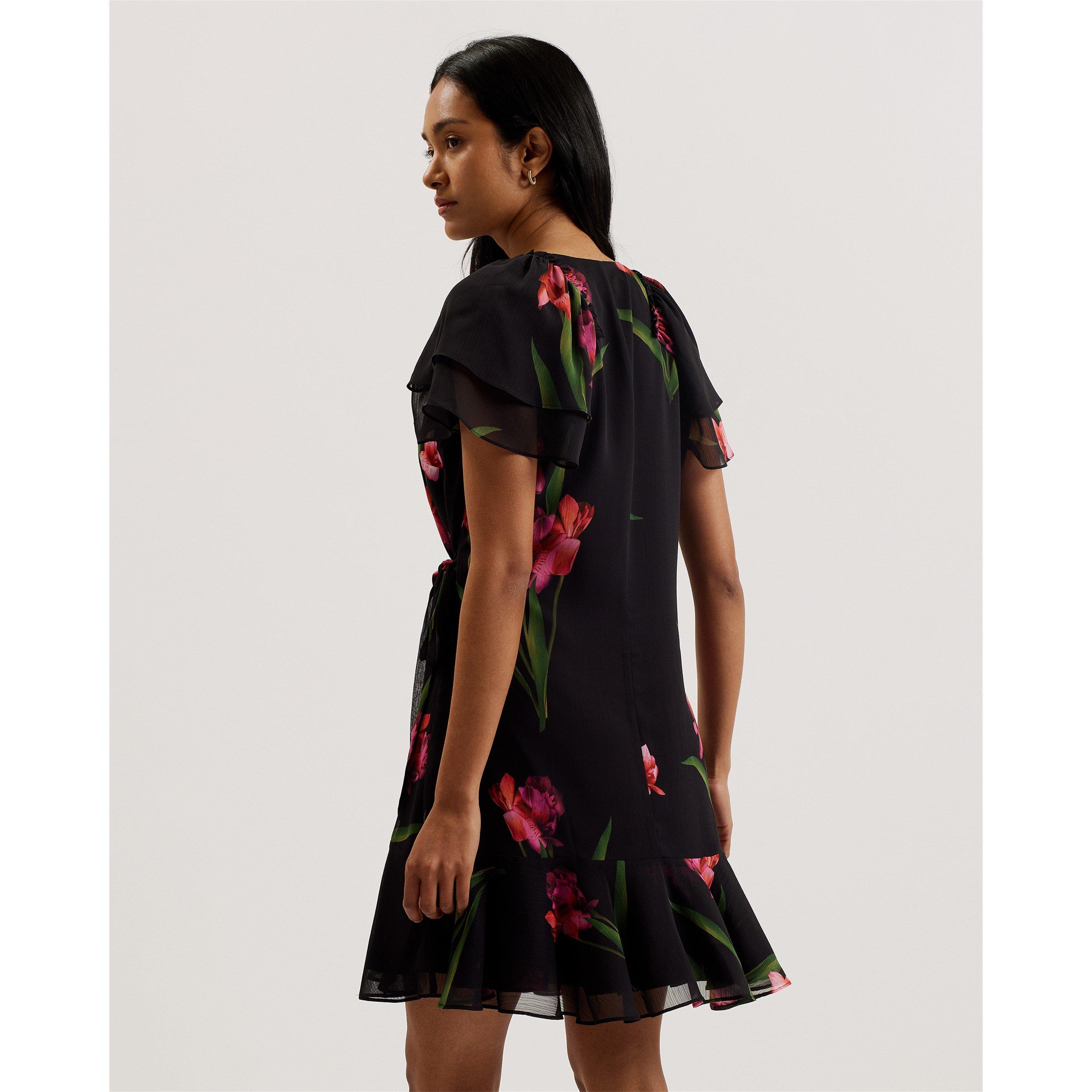 negro - Ted Baker - Women's Fasnia Mini Tea Dress - 2