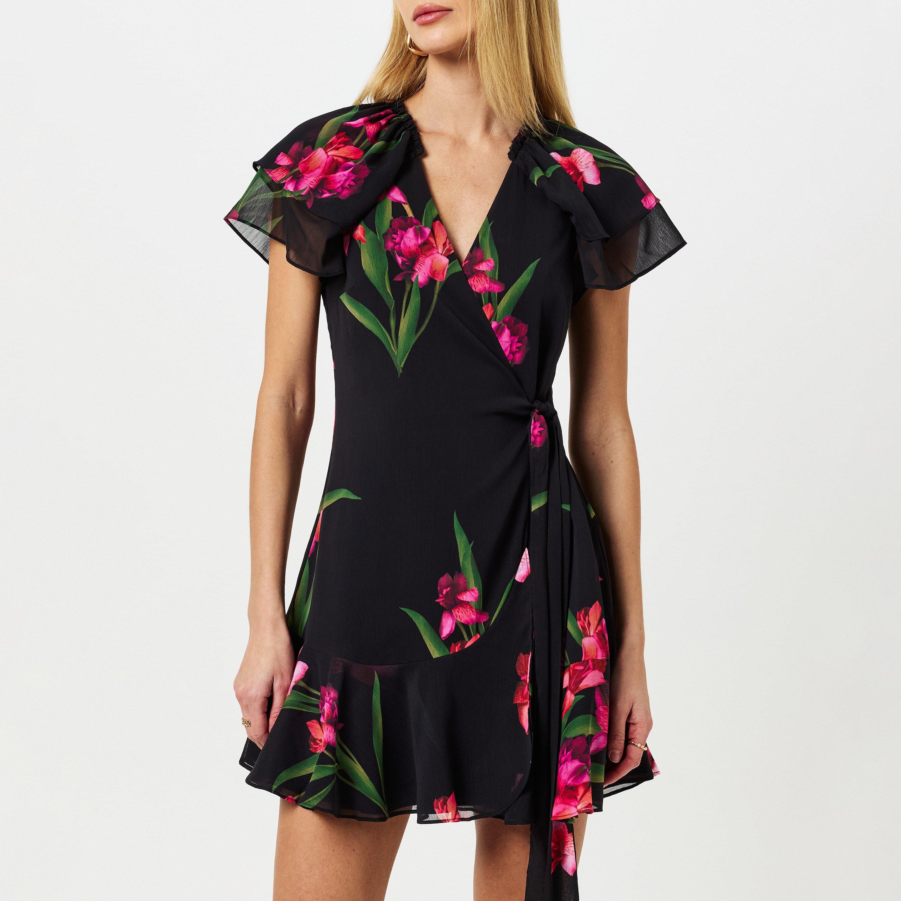 negro - Ted Baker - Women's Fasnia Mini Tea Dress - 3