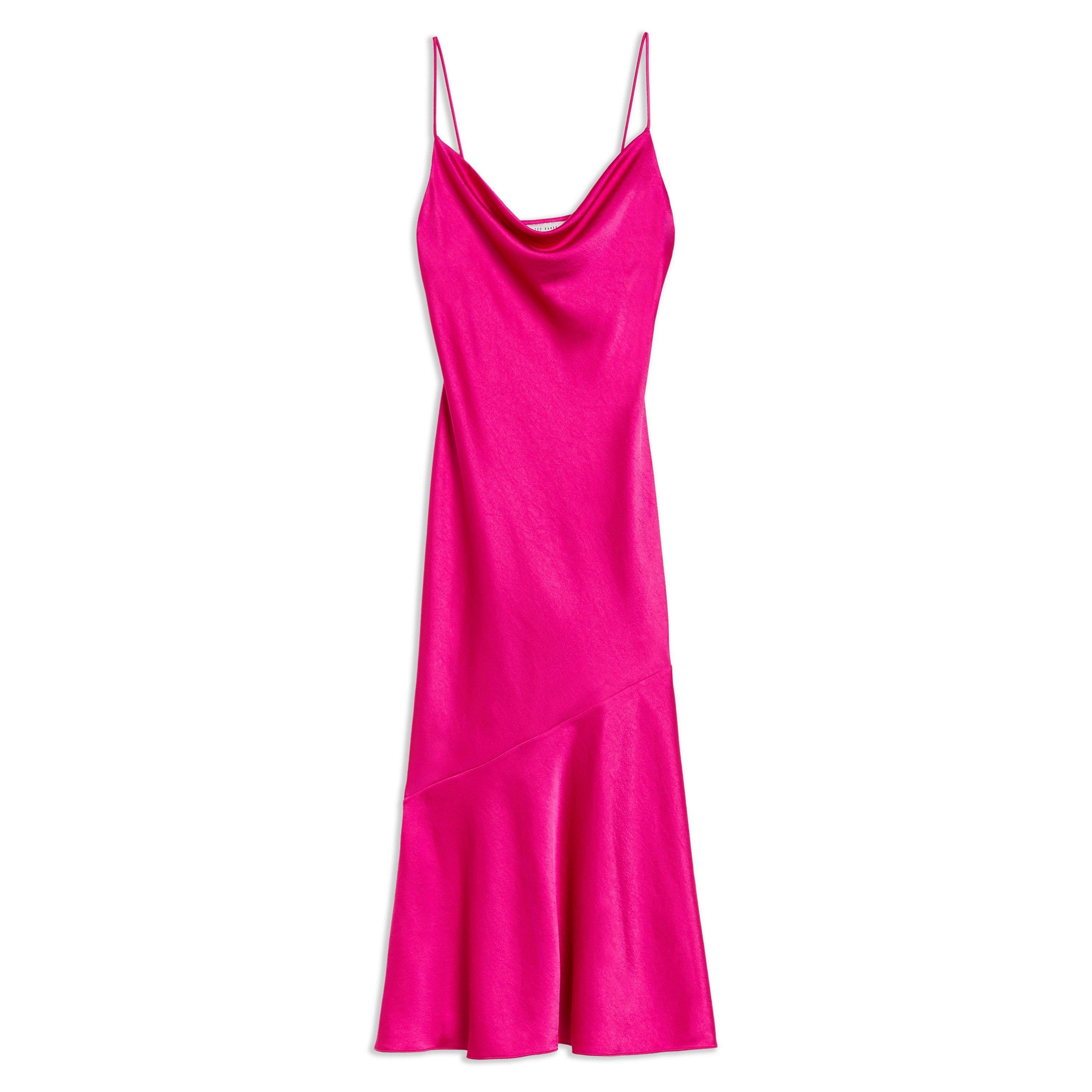 Ted Baker Women's Tunca Satin Midi Slip Dress | Cruise Fashion