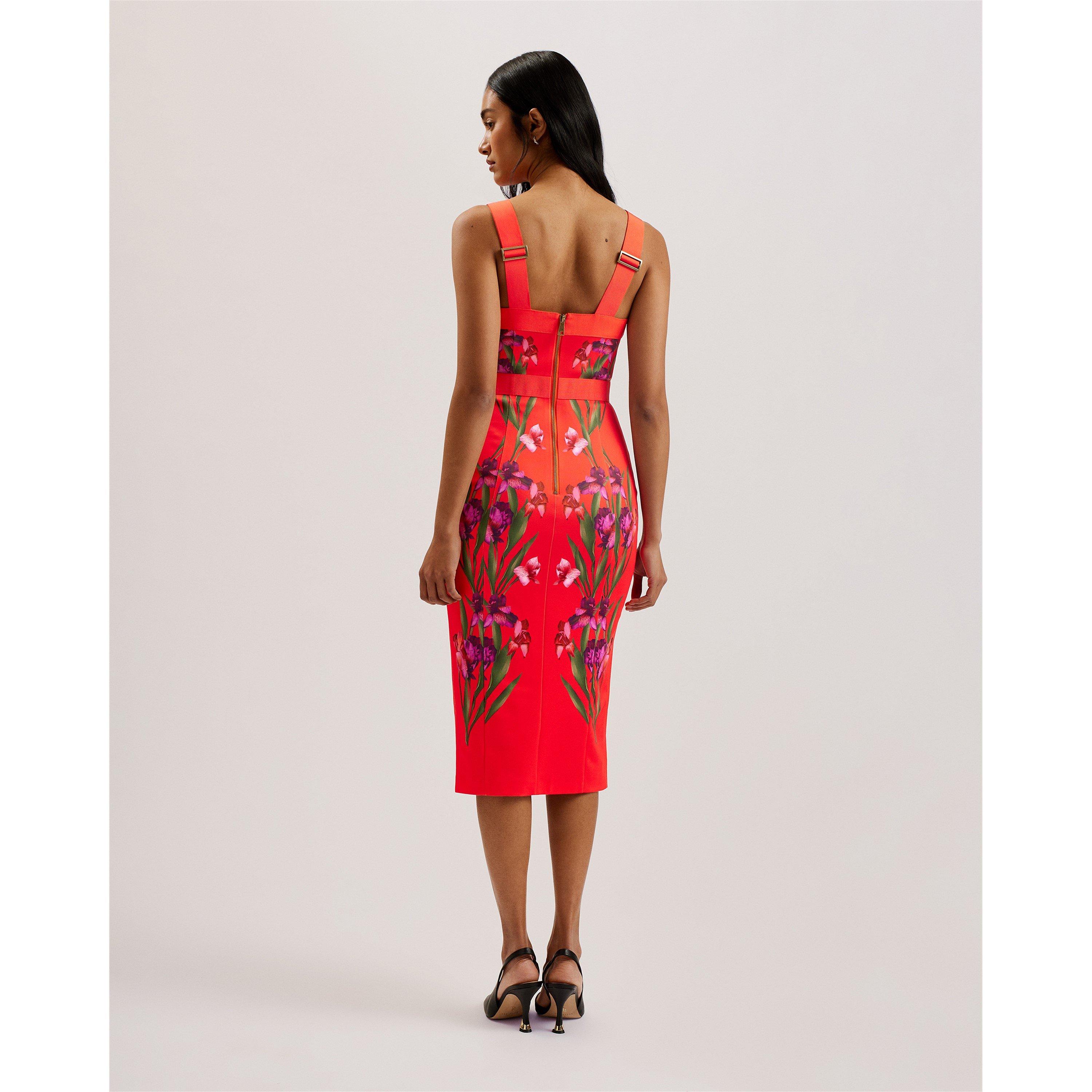 brt-red - Ted Baker - Women's Macelo Bodycon Dress - 2