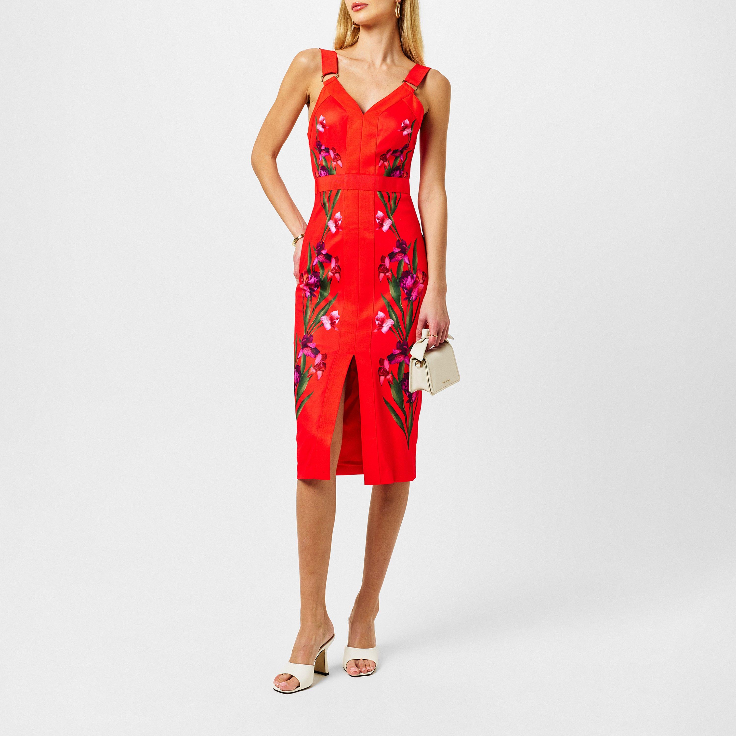 brt-red - Ted Baker - Women's Macelo Bodycon Dress - 3