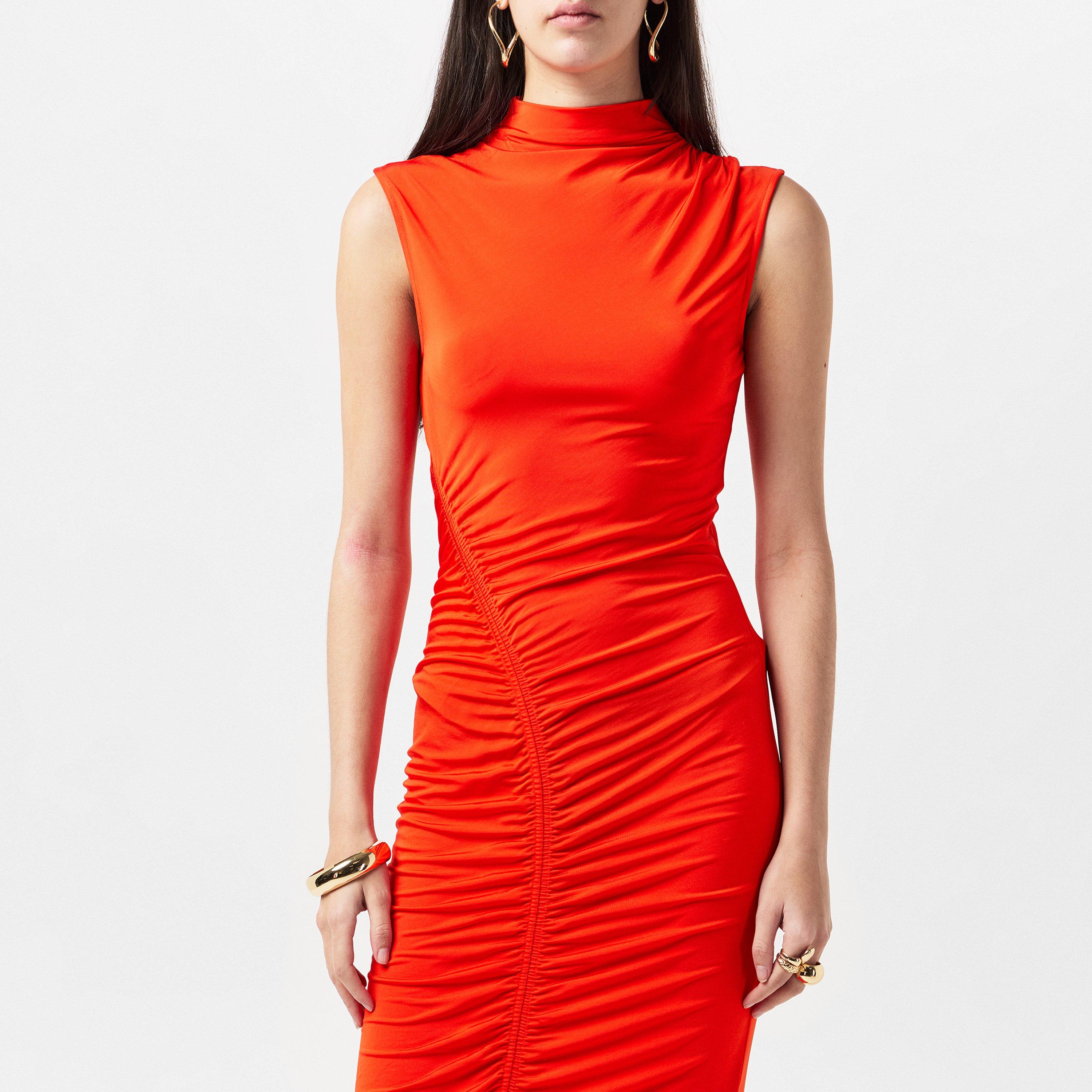 brt-red - Ted Baker - Women's Berryan Jersey Dress - 4