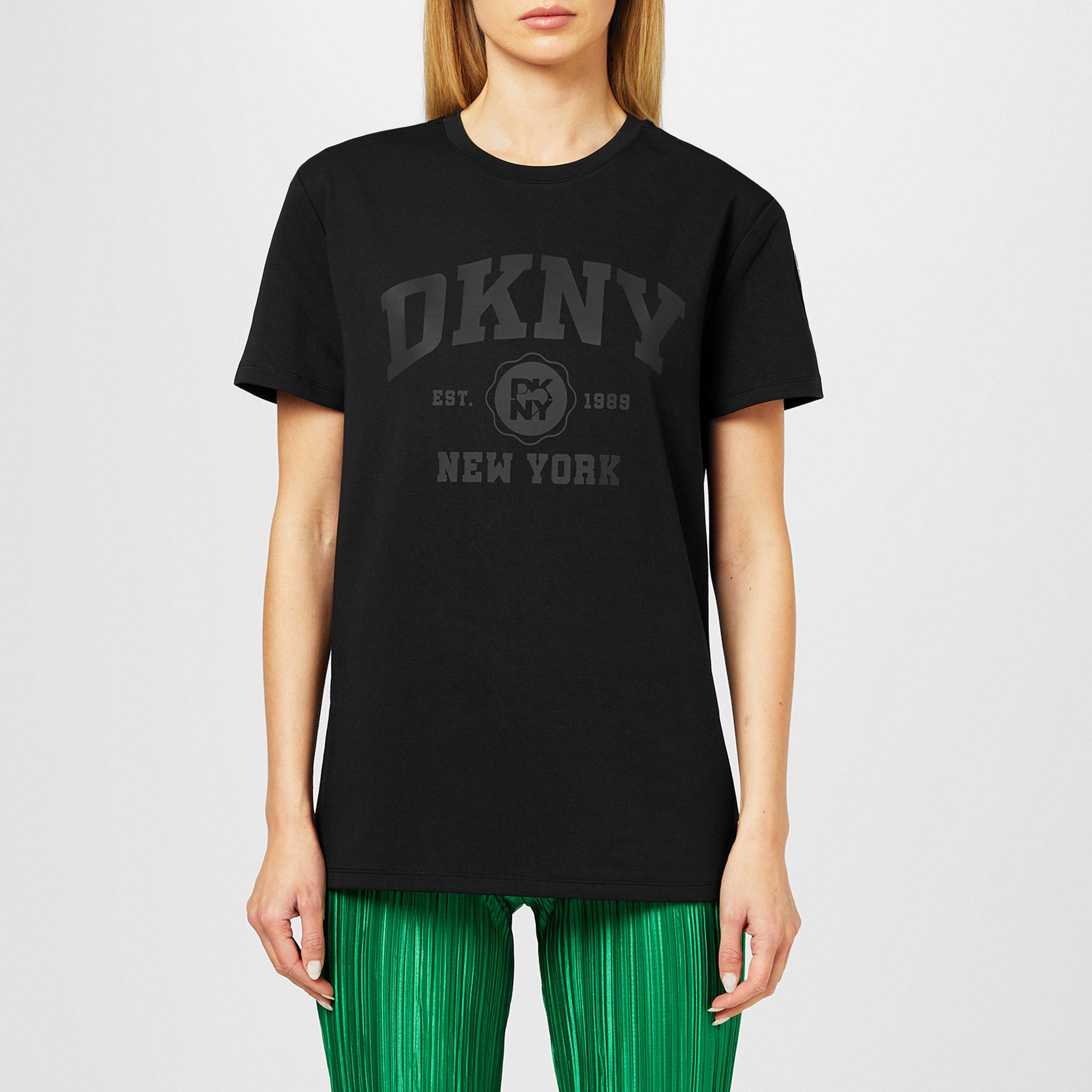 DKNY パドレス　レディース　Tシャツ　54ドル　タグ付き新品　現地購入 DKNY Women's Oversized Varsity T-Shirt | Cruise Fashion