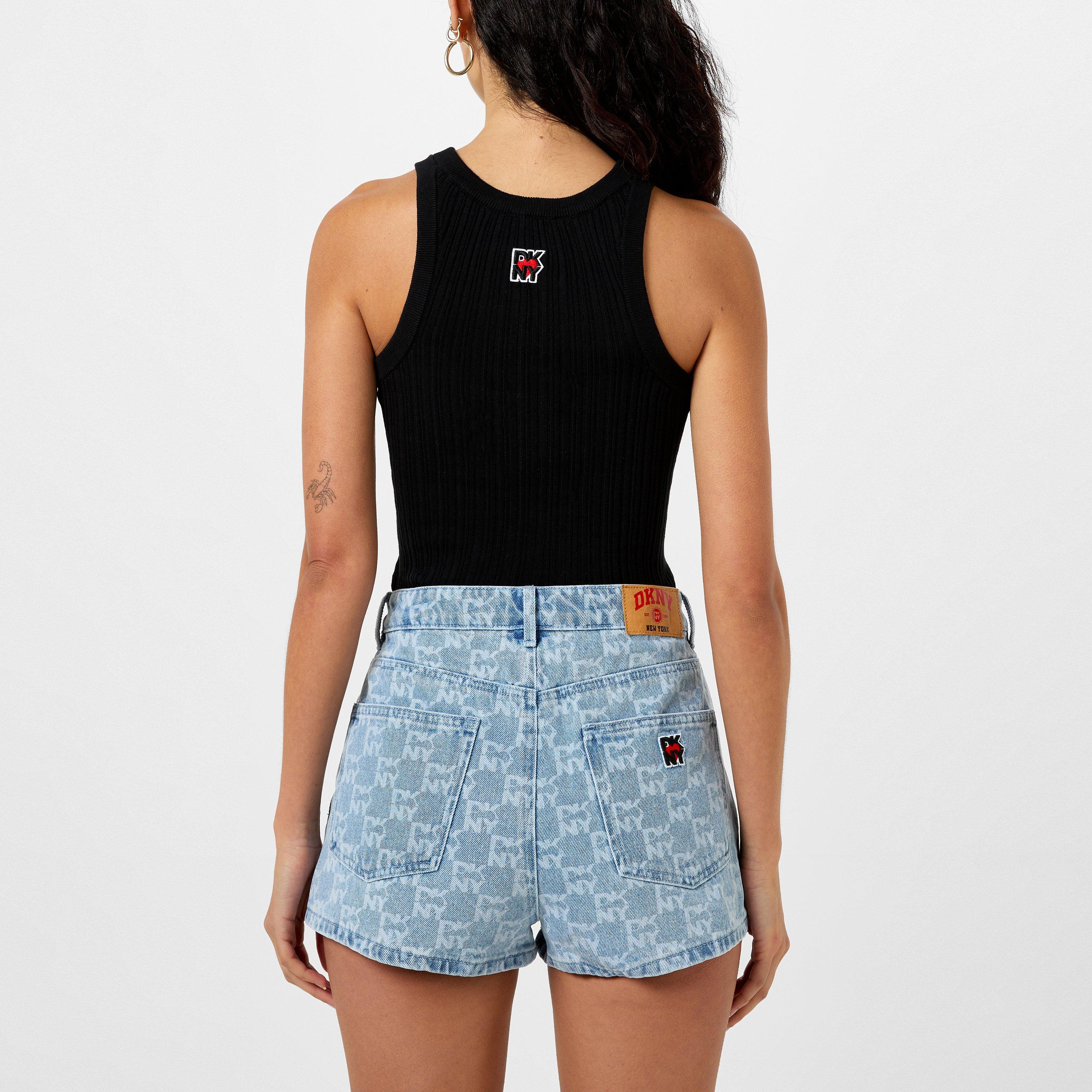 Black - DKNY - Knit Tank Top - 3