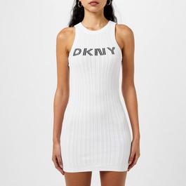 DKNY Logo Knit Dress