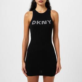 DKNY Logo Knit Dress