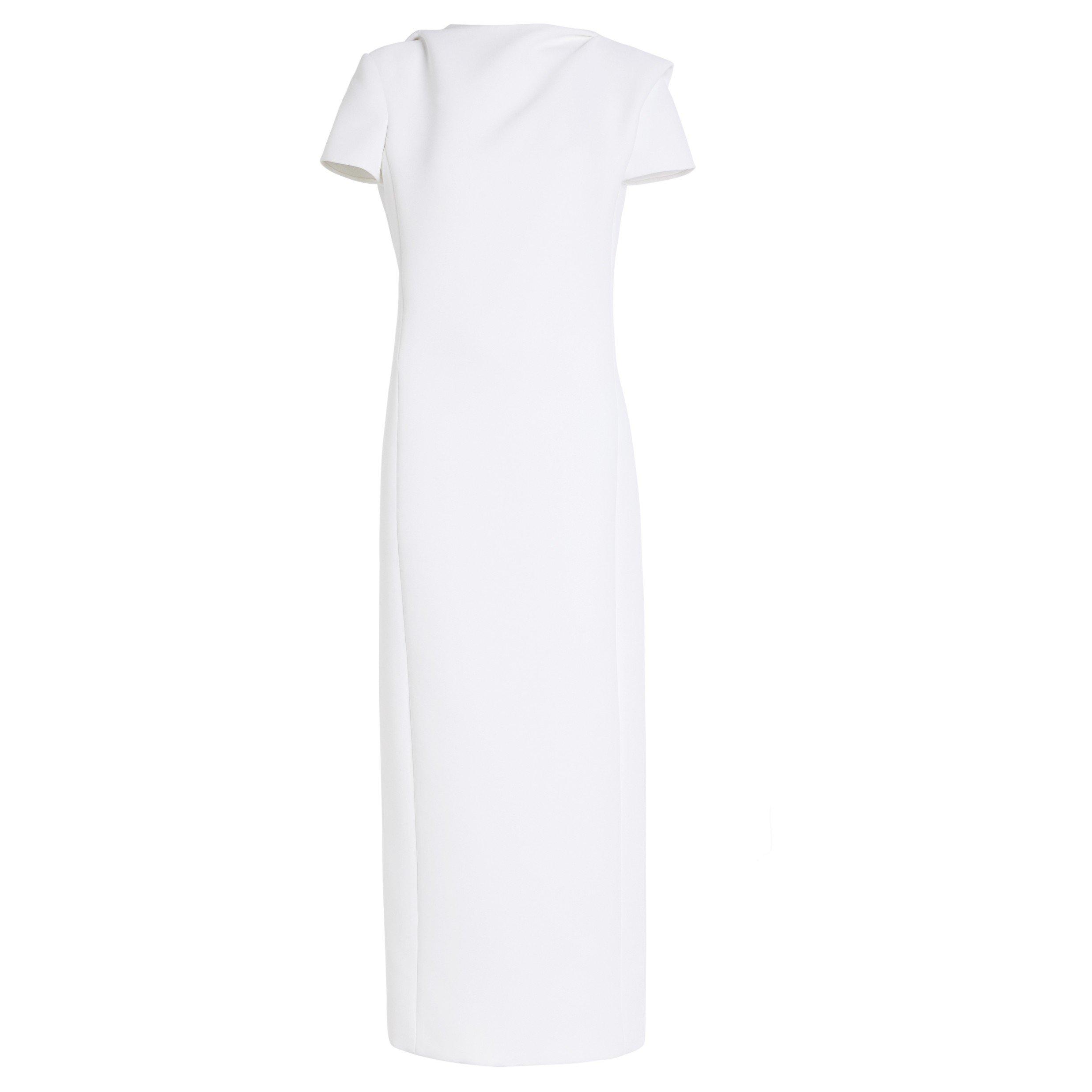 WHITE - Khaite - Women's Iryl Slim-Fit Crepe Maxi Dress - 1