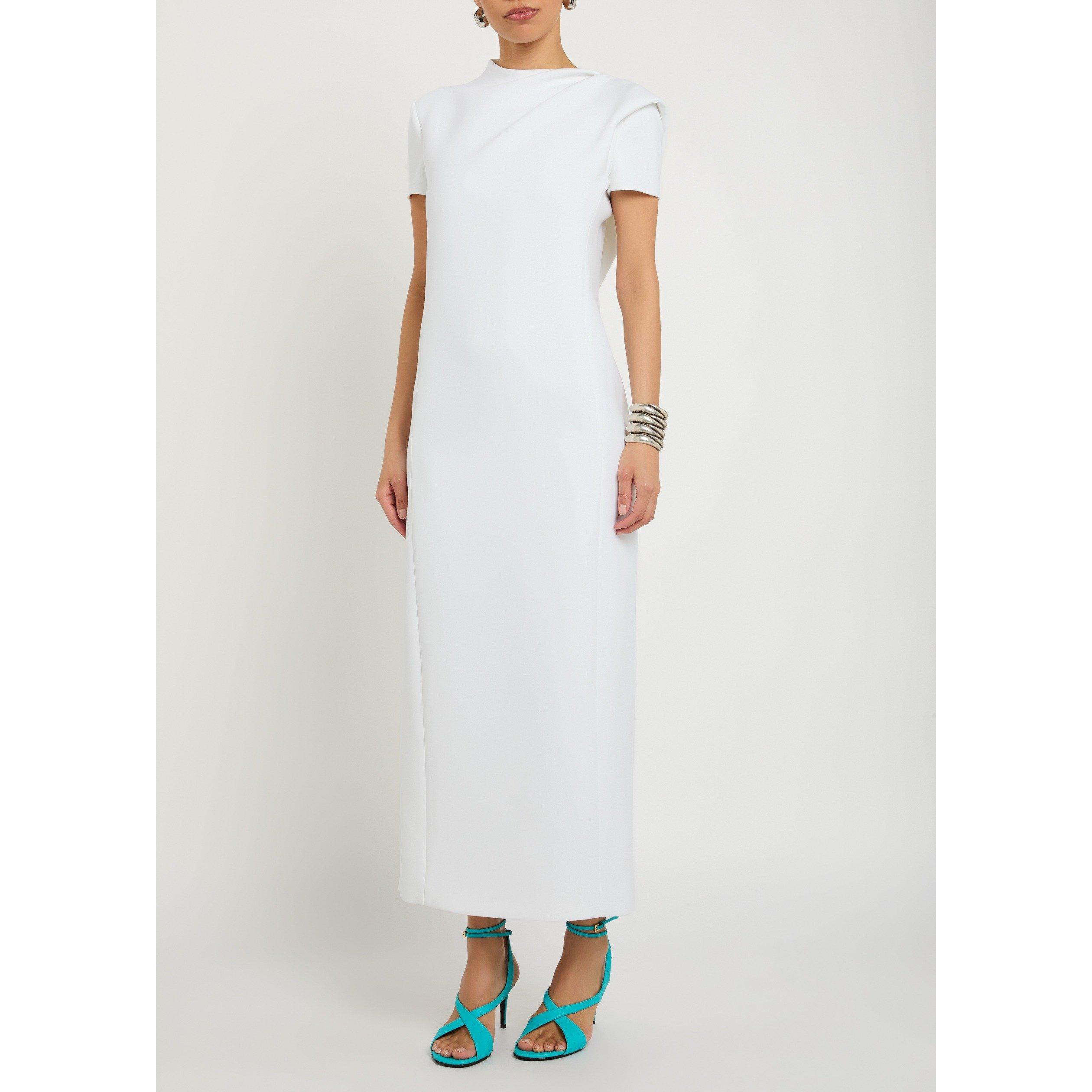 WHITE - Khaite - Women's Iryl Slim-Fit Crepe Maxi Dress - 2