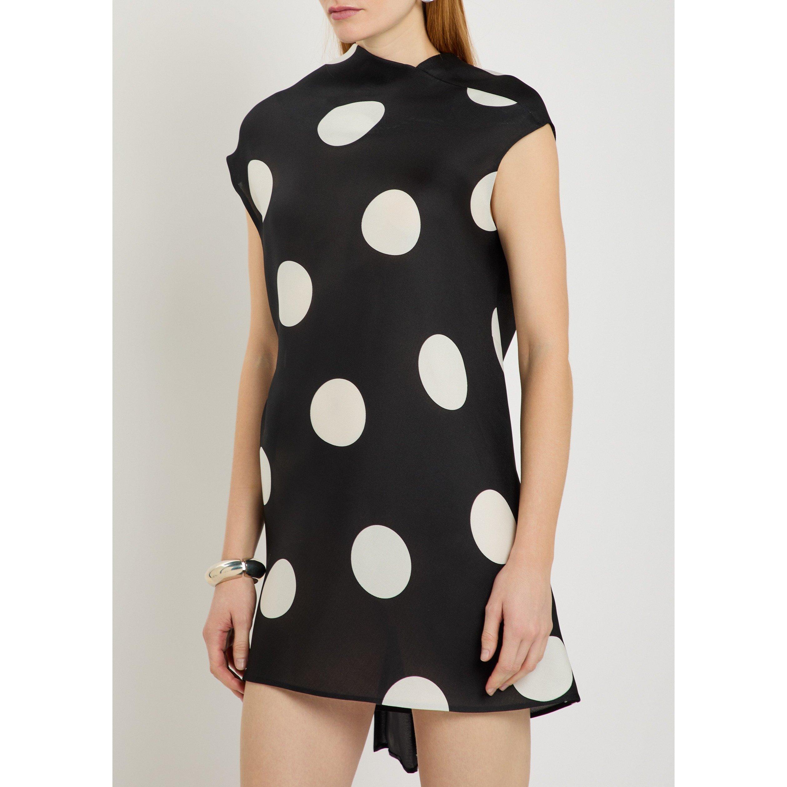 BLACK AND WHITE - Khaite - TATIA DRESS - 2