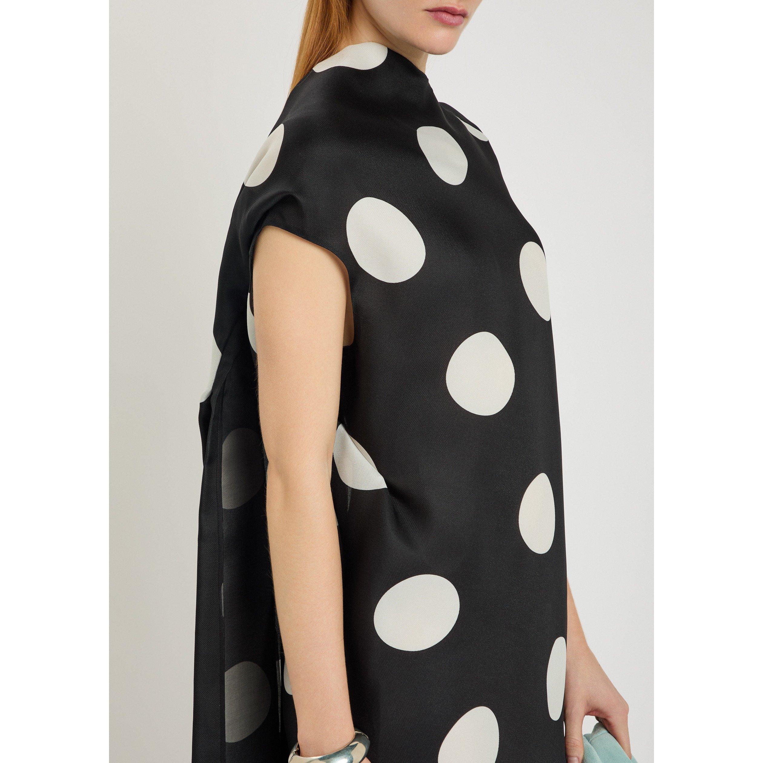 BLACK AND WHITE - Khaite - TATIA DRESS - 4