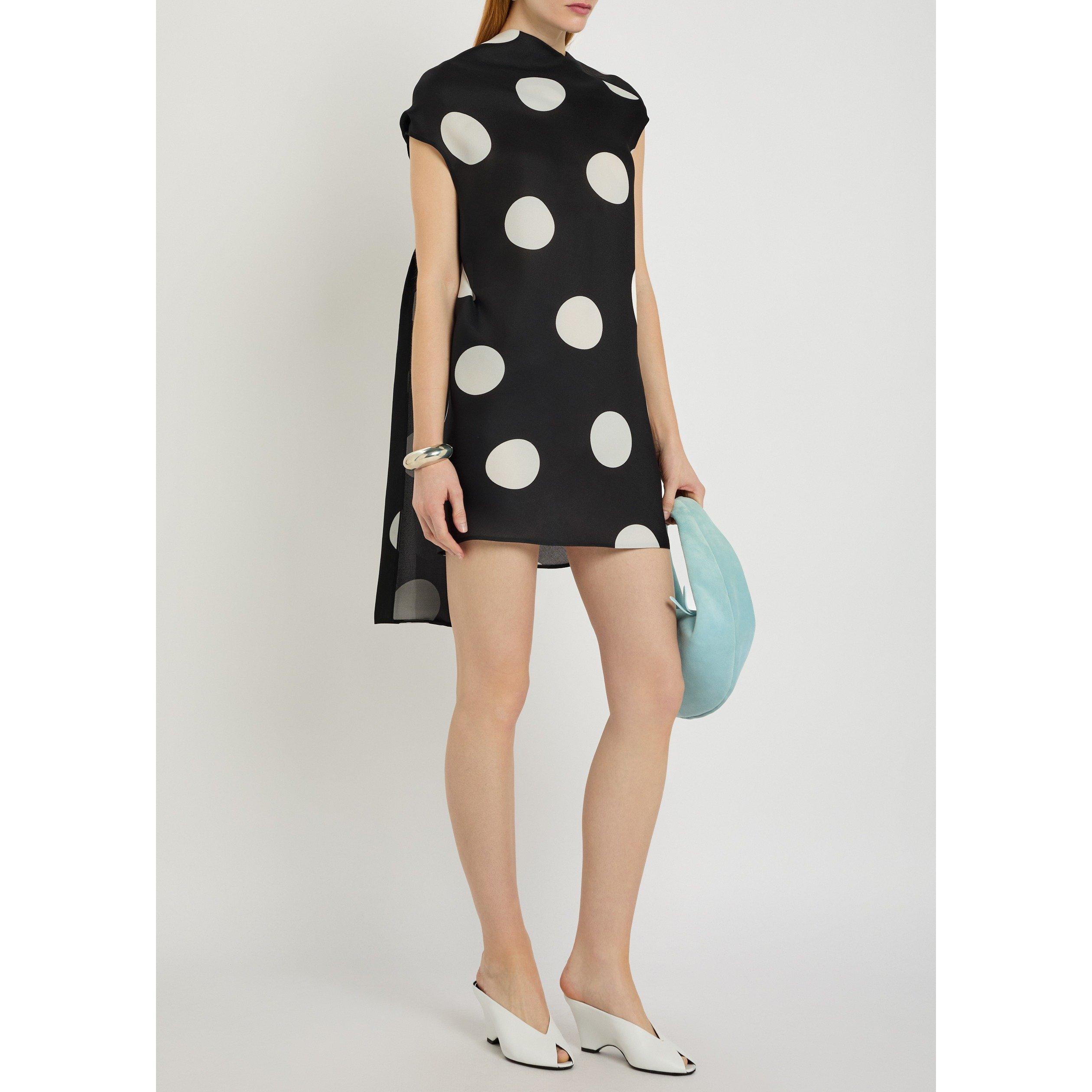 BLACK AND WHITE - Khaite - TATIA DRESS - 5