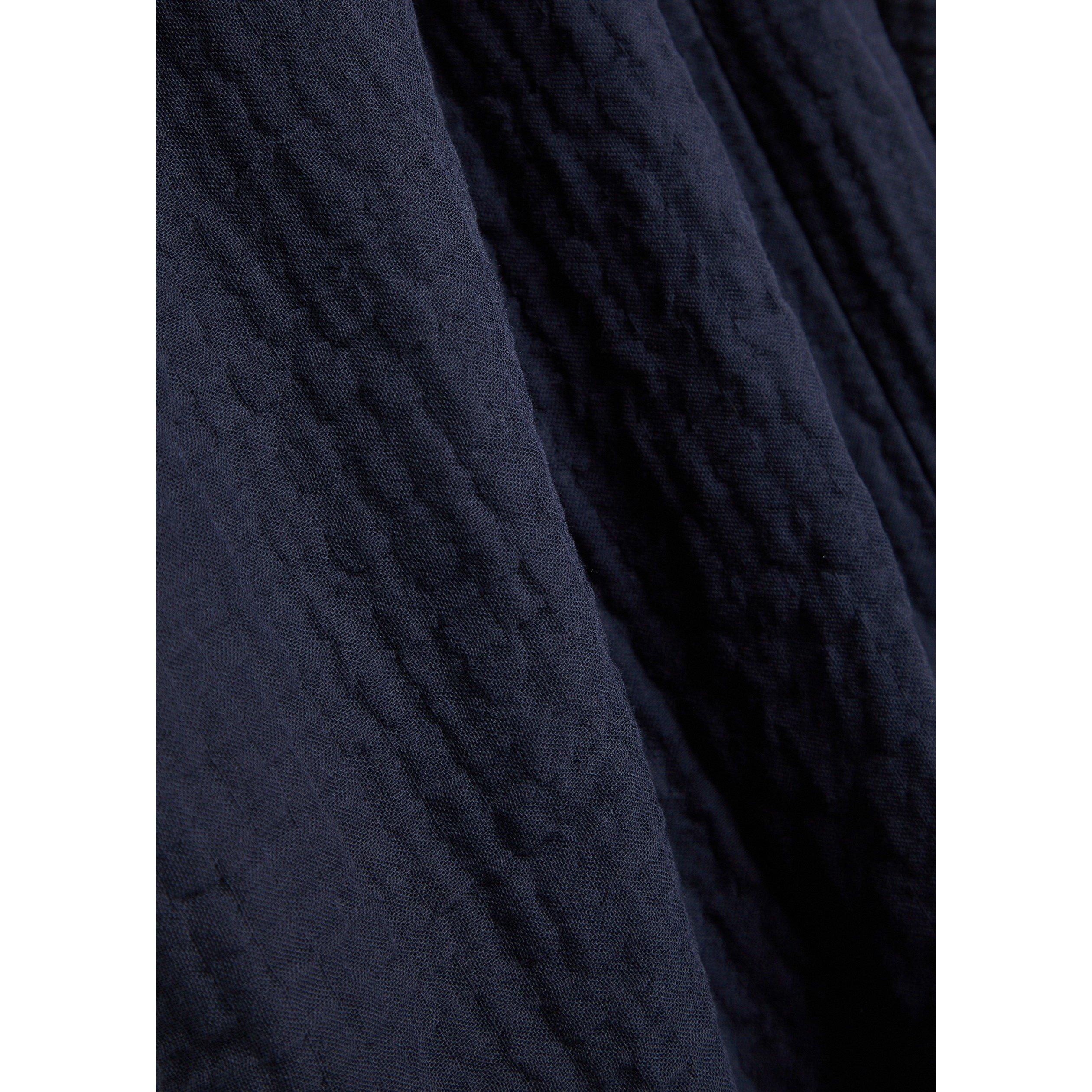 NAVY - AKYN - MIDI DRESS WITH BELT AND CUT O - 4