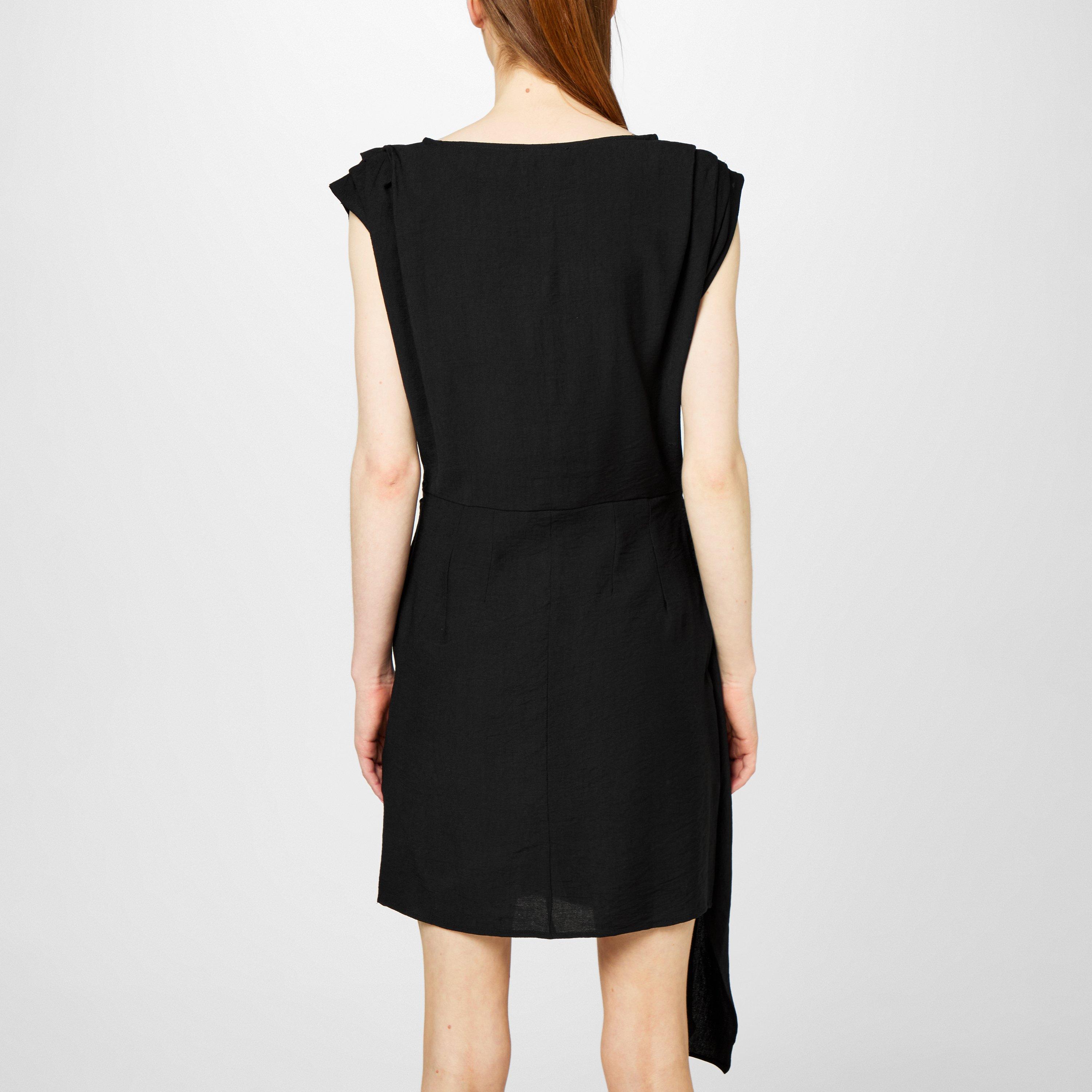 Black - Pretty Lavish - Women's Dana Wrap Mini Dress - 3