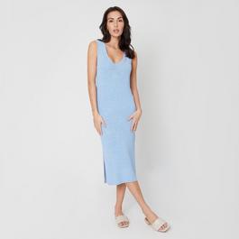 Be You BeYou Knitted Midi Dress Womens