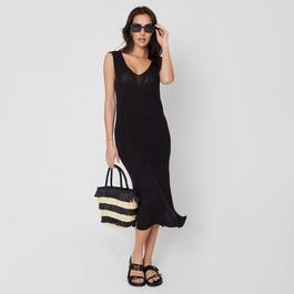 Be You BeYou Knitted Midi Dress Womens