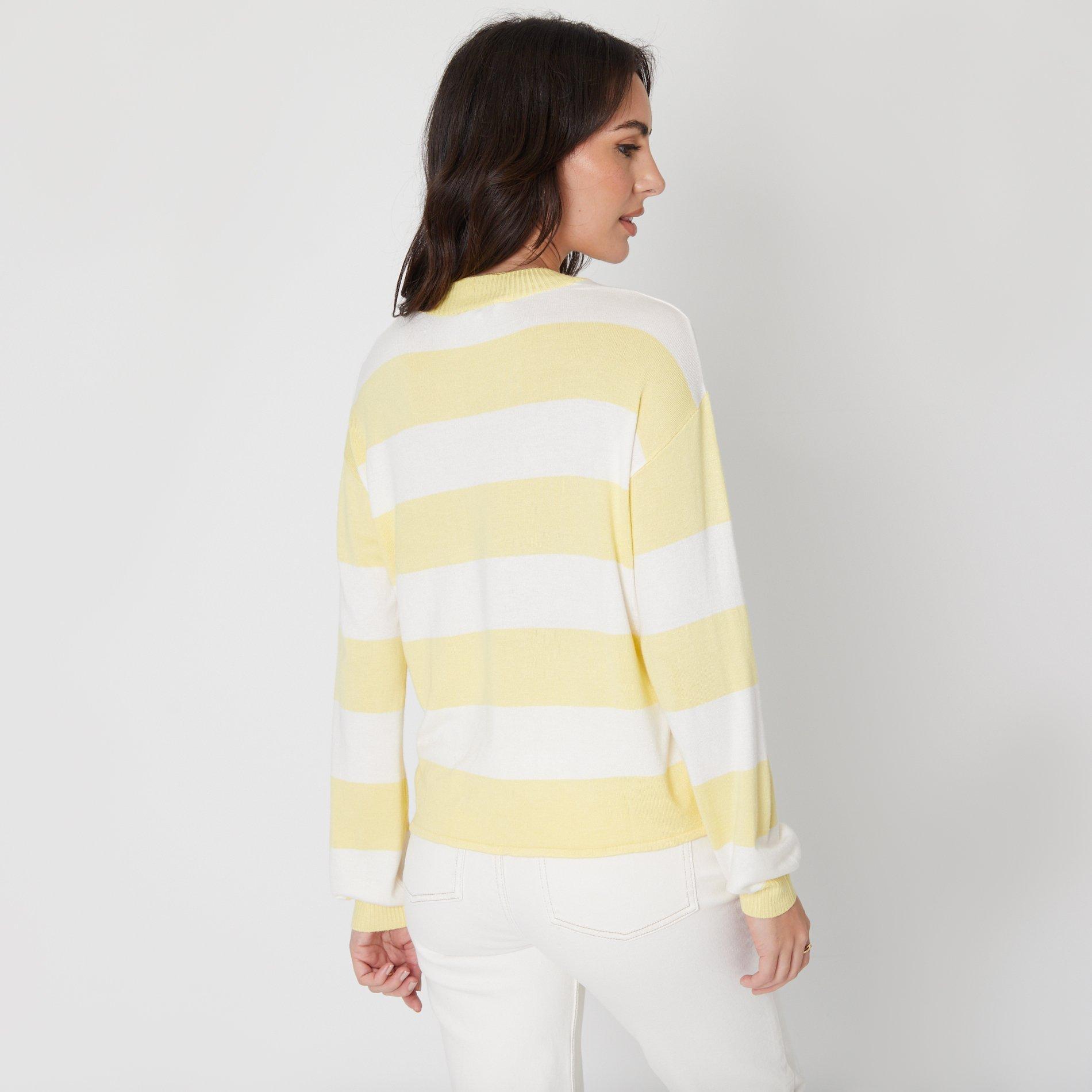 Zitrone - Be You - Women's Stripe Crew Neck Jumper - 3