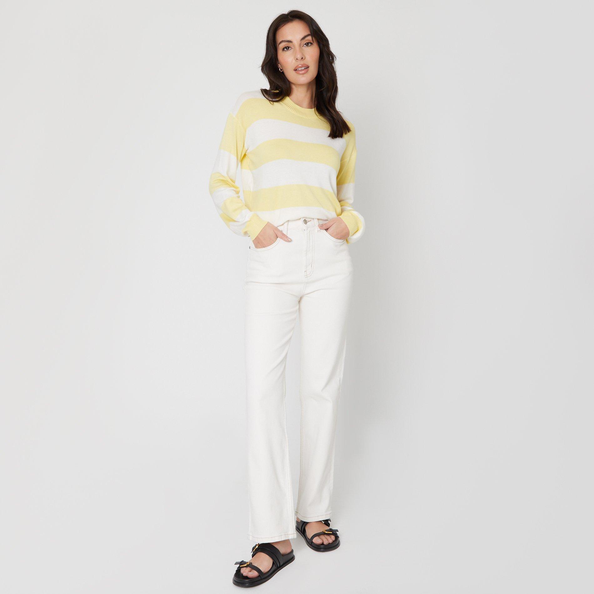 Zitrone - Be You - Women's Stripe Crew Neck Jumper - 4