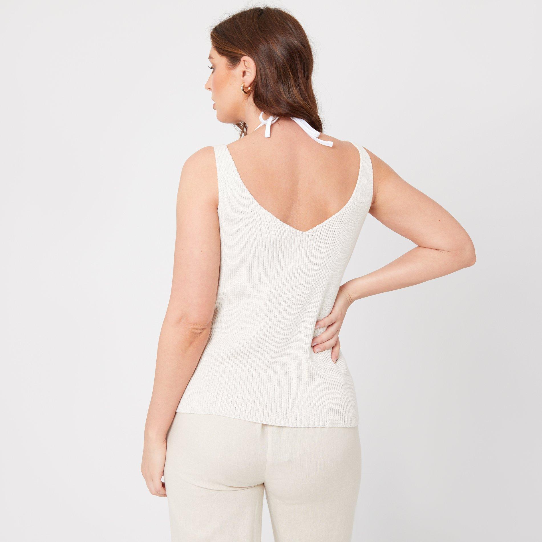 Cream - Be You - Women's Knitted Sweater Vest - 2