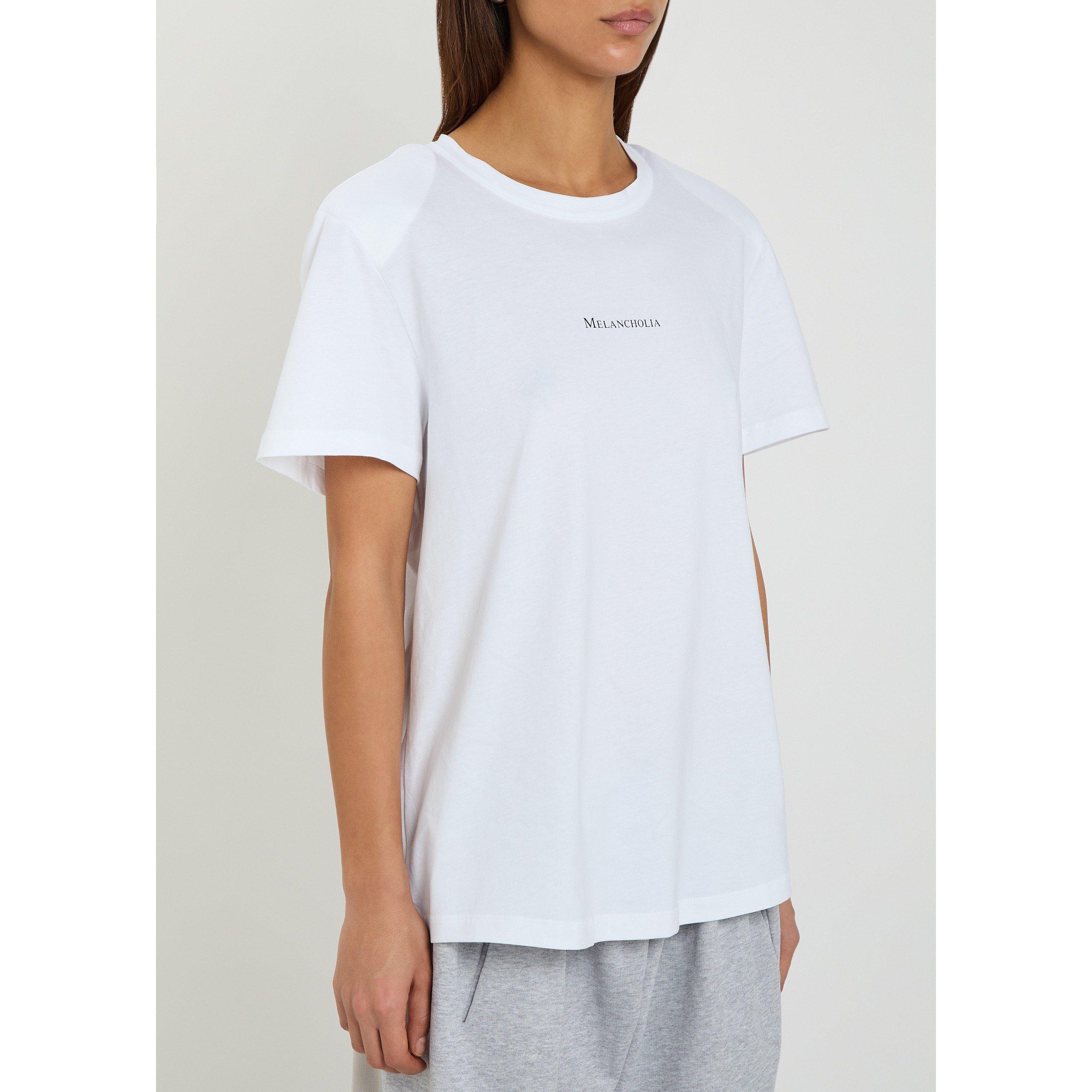 WHITE - Unknown - MELANCHOLIA CLASSIC T-SHIRT - 2