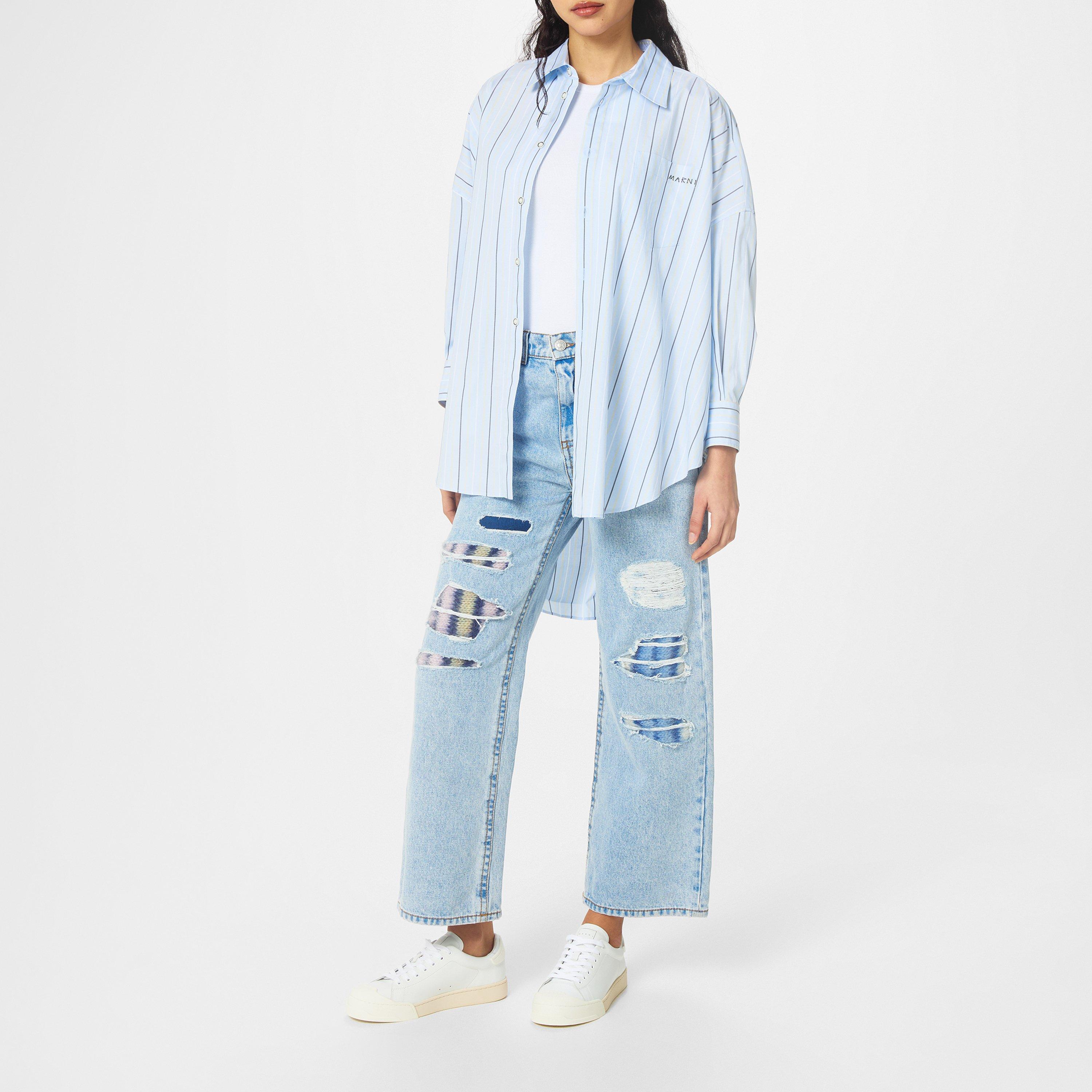 AQUAMARINE - Marni - Oversized Poplin Shirt - 3