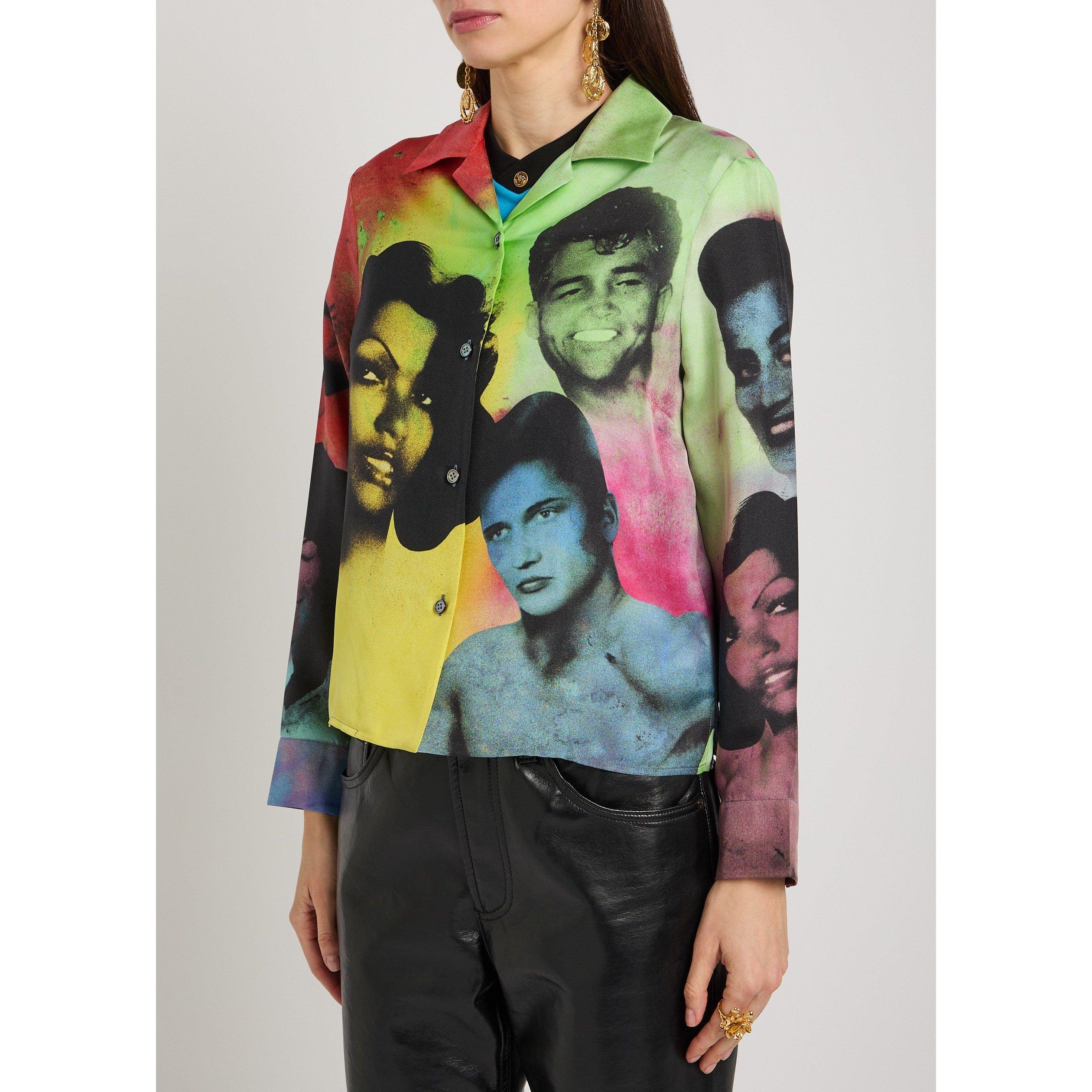 MULTICOLOURED - Versace - INFORMAL SHIRT SILK TWILL PRIN - 2