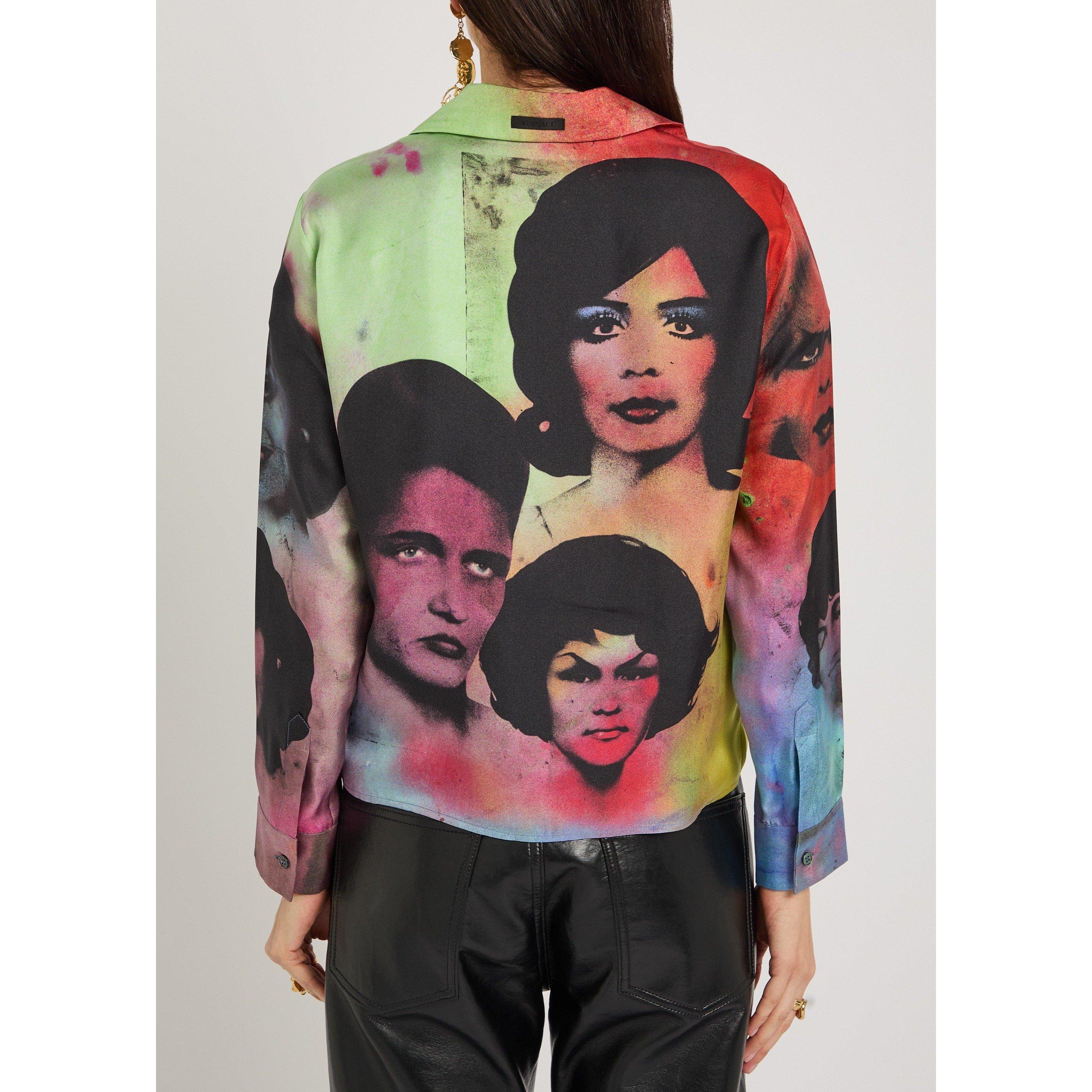 MULTICOLOURED - Versace - INFORMAL SHIRT SILK TWILL PRIN - 3