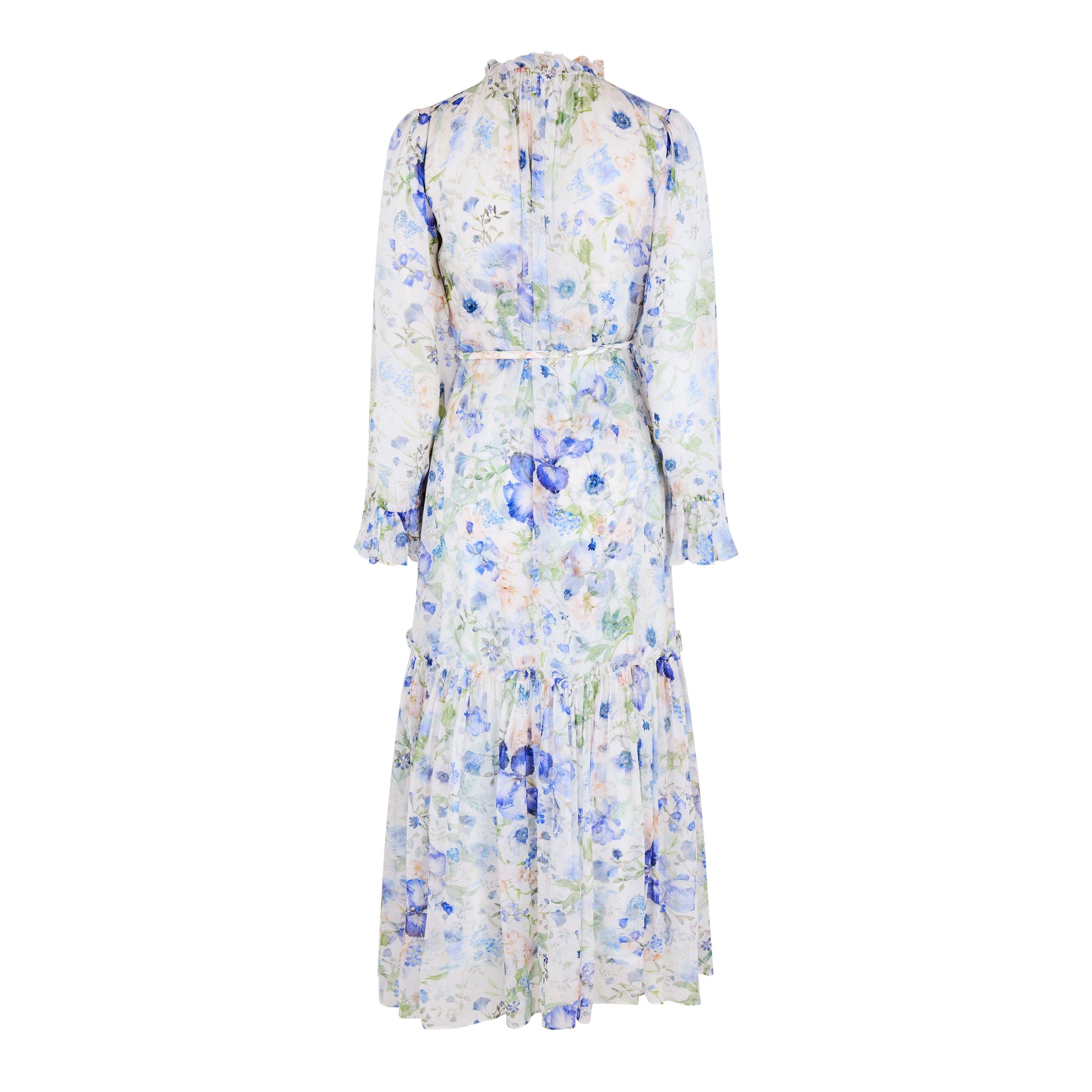 Blue Garden - Zimmermann - Natura Tubular Midi Dress - 6