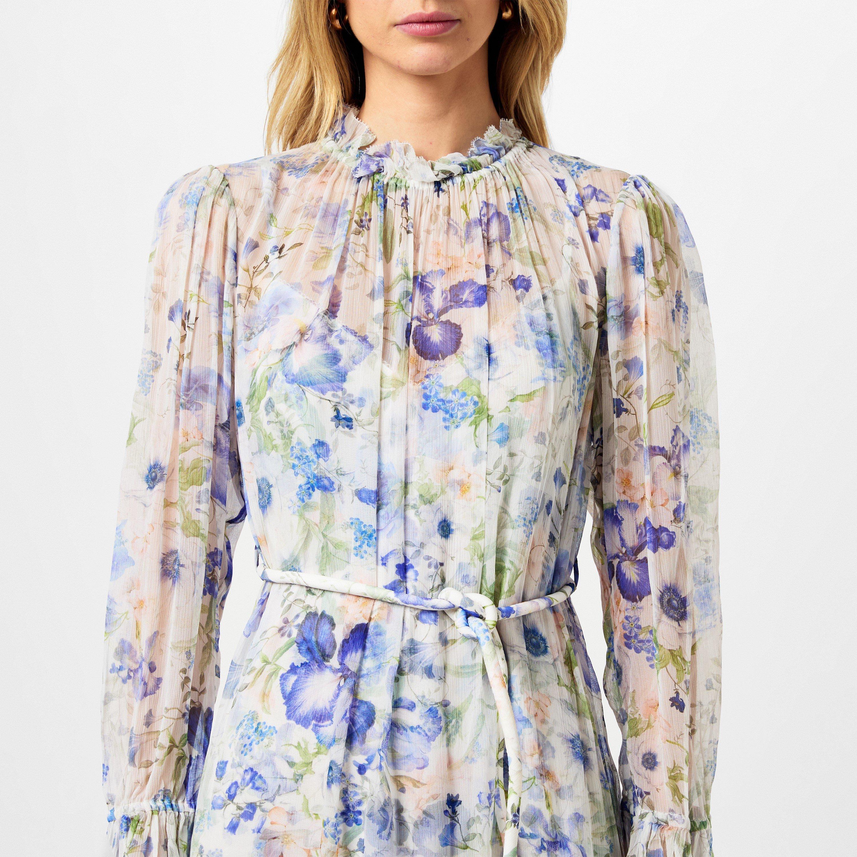 Blue Garden - Zimmermann - Natura Tubular Midi Dress - 4