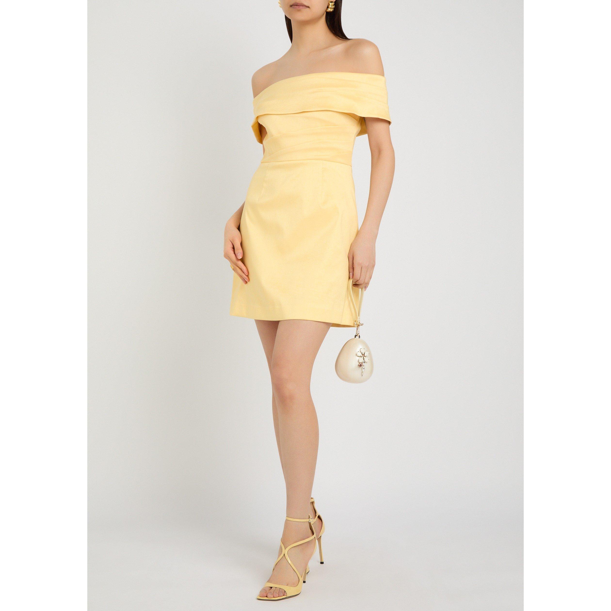 YELLOW - Rebecca Vallance - Women's Mandy Mini Dress - 5