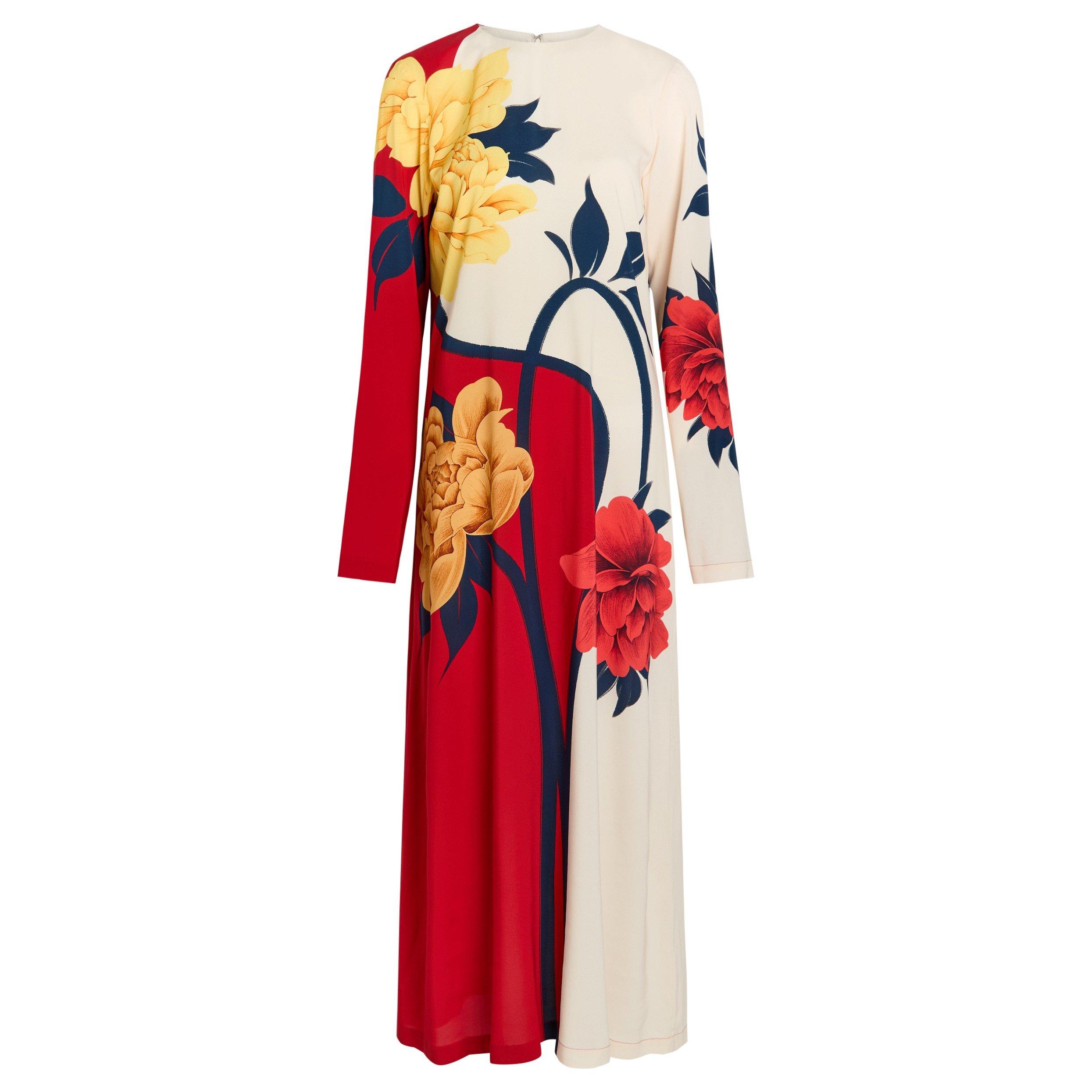 MULTICOLOURED - La DoubleJ - LD LONG SLEEVE SWING DRESS - 1