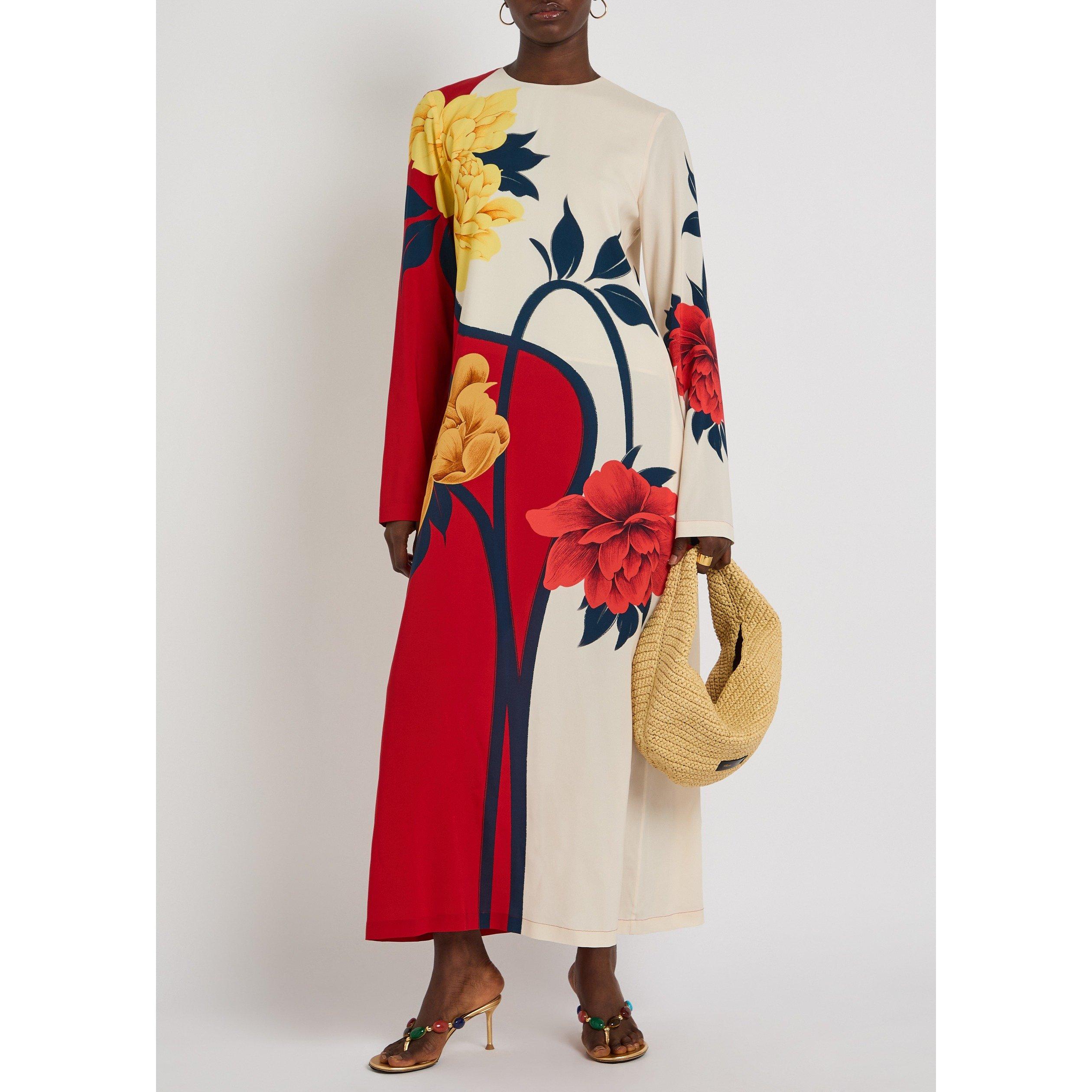 MULTICOLOURED - La DoubleJ - LD LONG SLEEVE SWING DRESS - 5
