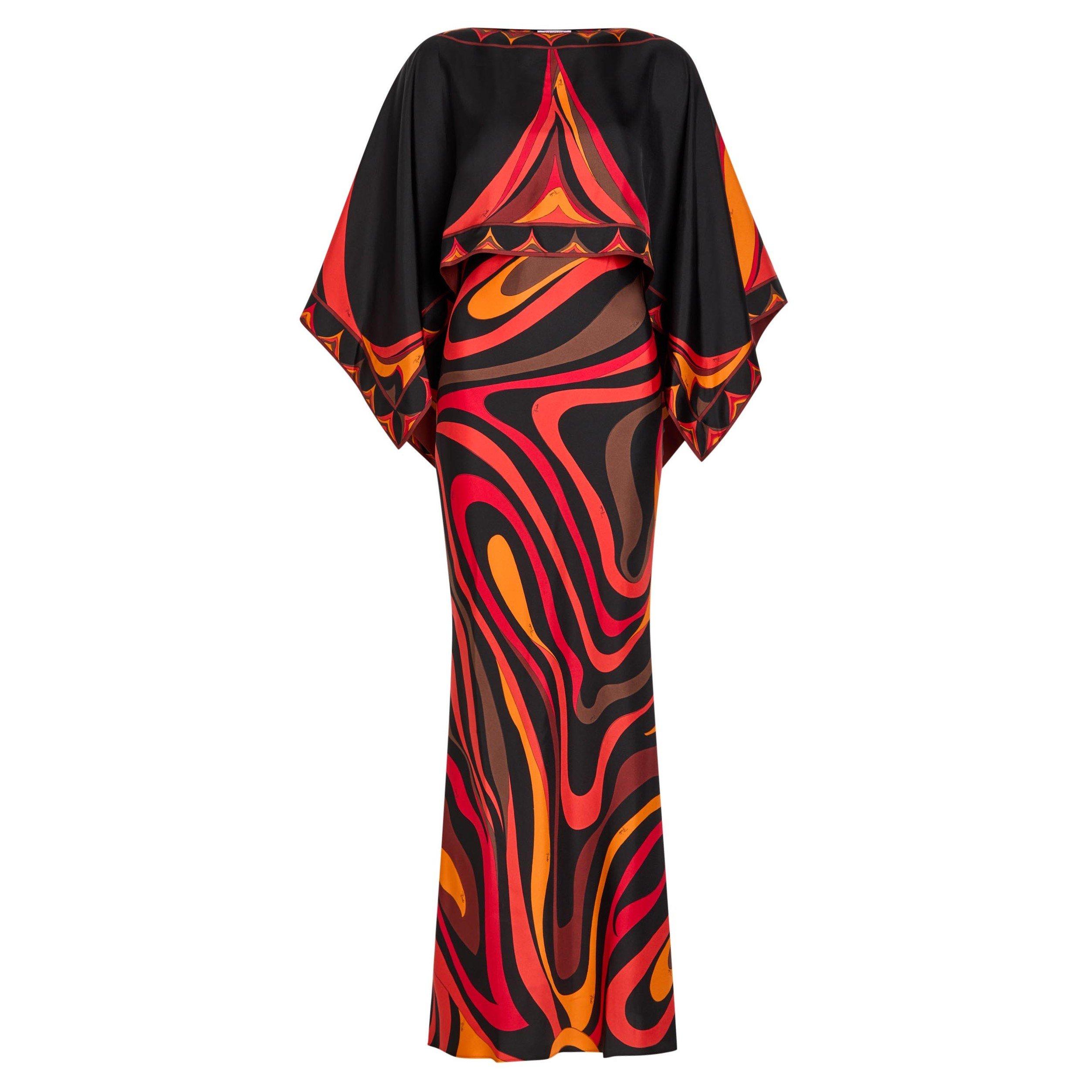 ORANGE AND OTHE - PUCCI - ABITO+COPRISPALLE - SILK TWILL - 1