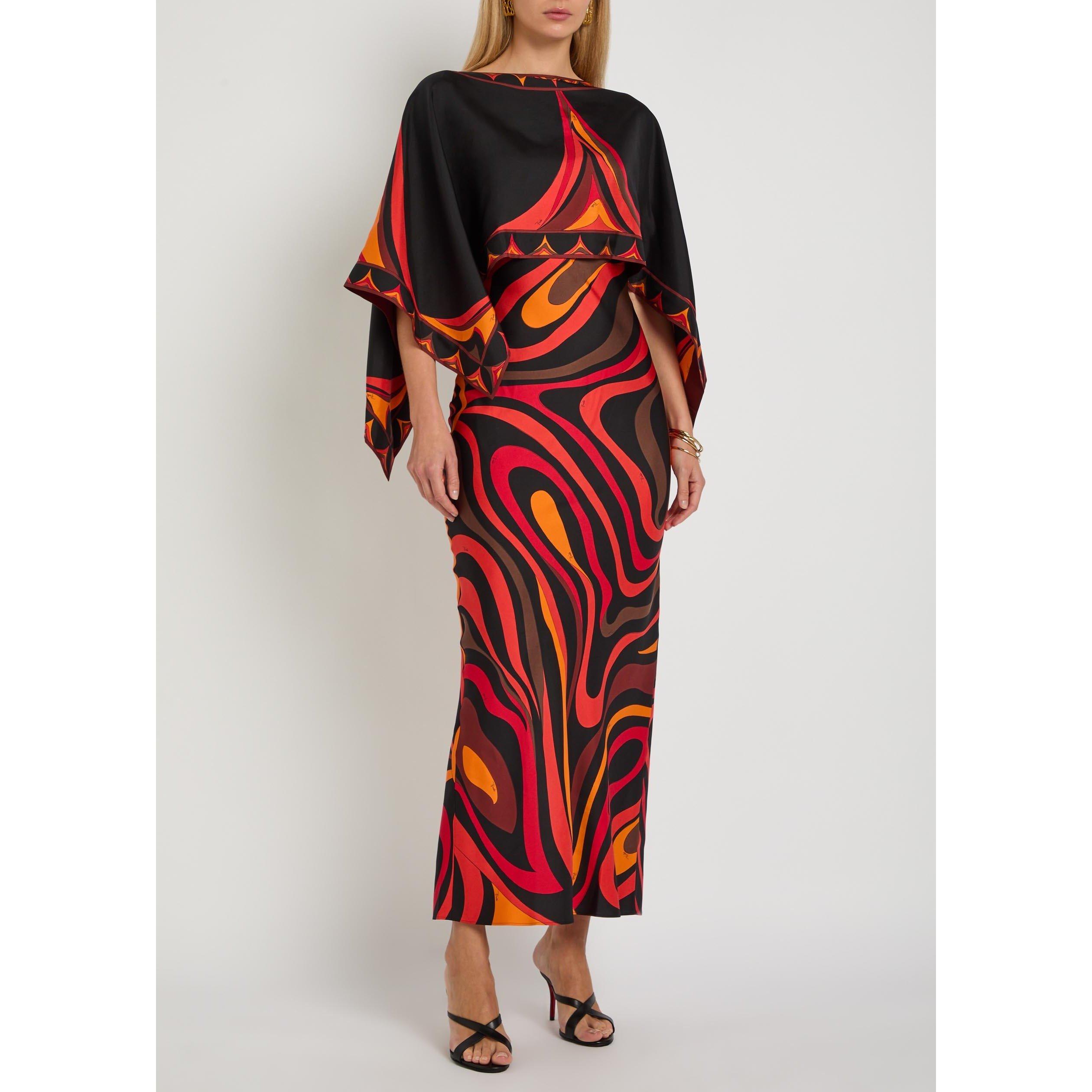 ORANGE AND OTHE - PUCCI - ABITO+COPRISPALLE - SILK TWILL - 2