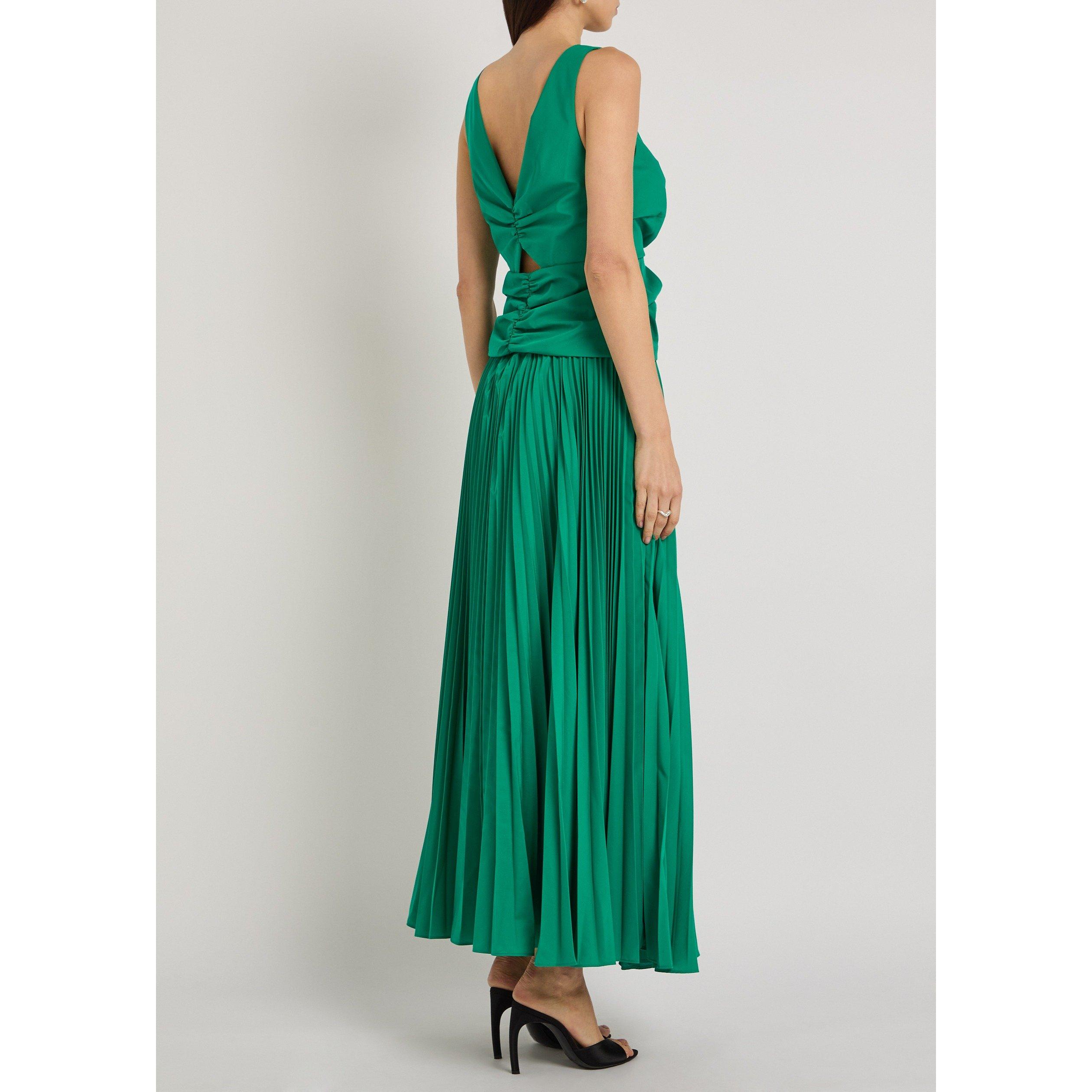 GREEN - Jonathan Simkhai - LD VIVIANNE COTTON MIDI DRESS - 3