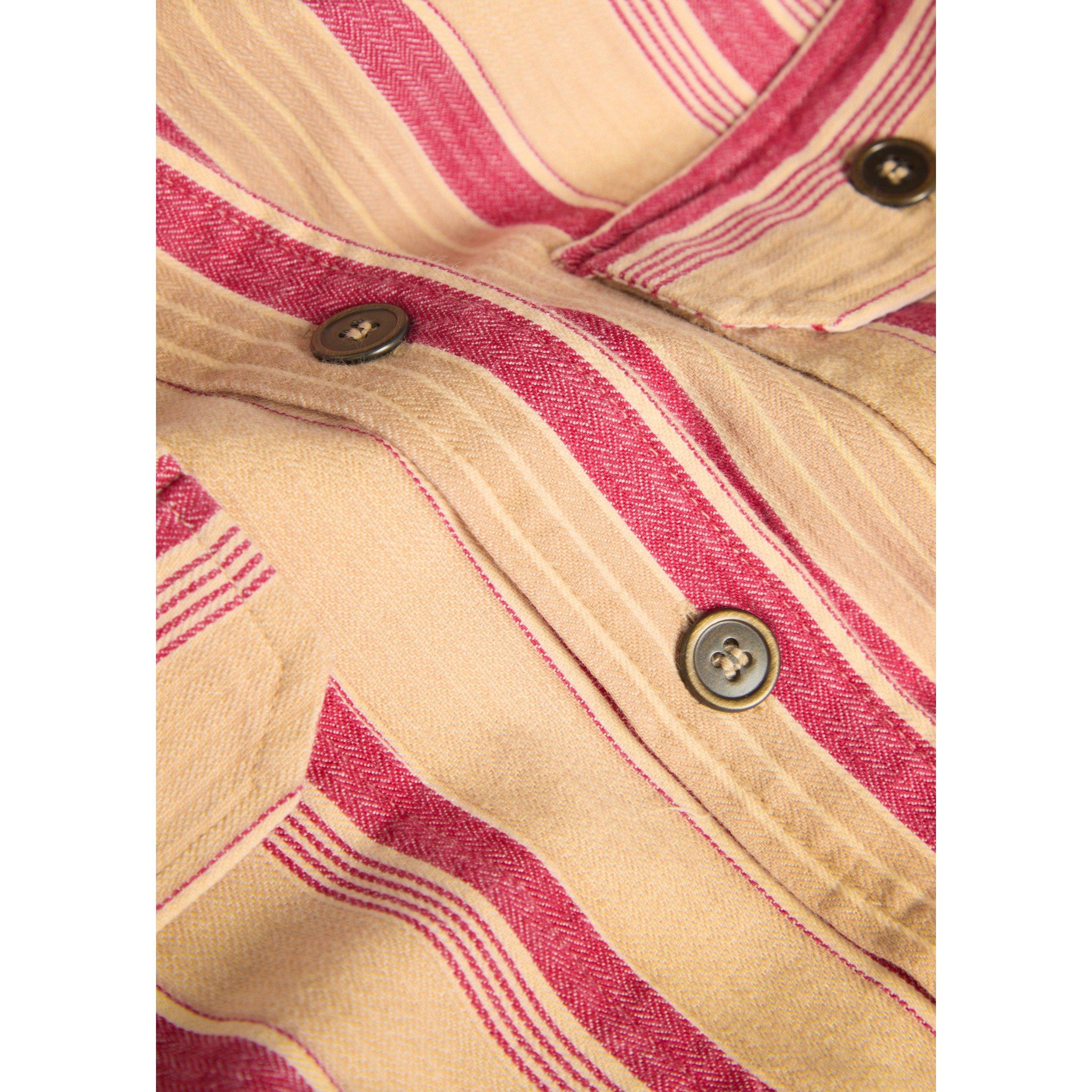 BEIGE AND OTHER - Marant Etoile - Women's Gelva Striped Cotton Long-Sleeve Slim-Fit Shirt - 4
