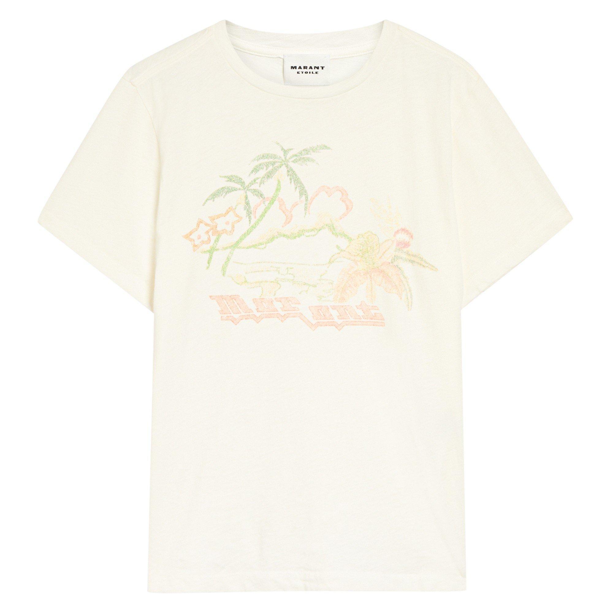 WHITE AND OTHER - Marant Etoile - T ZEWEL TEE SHIRT