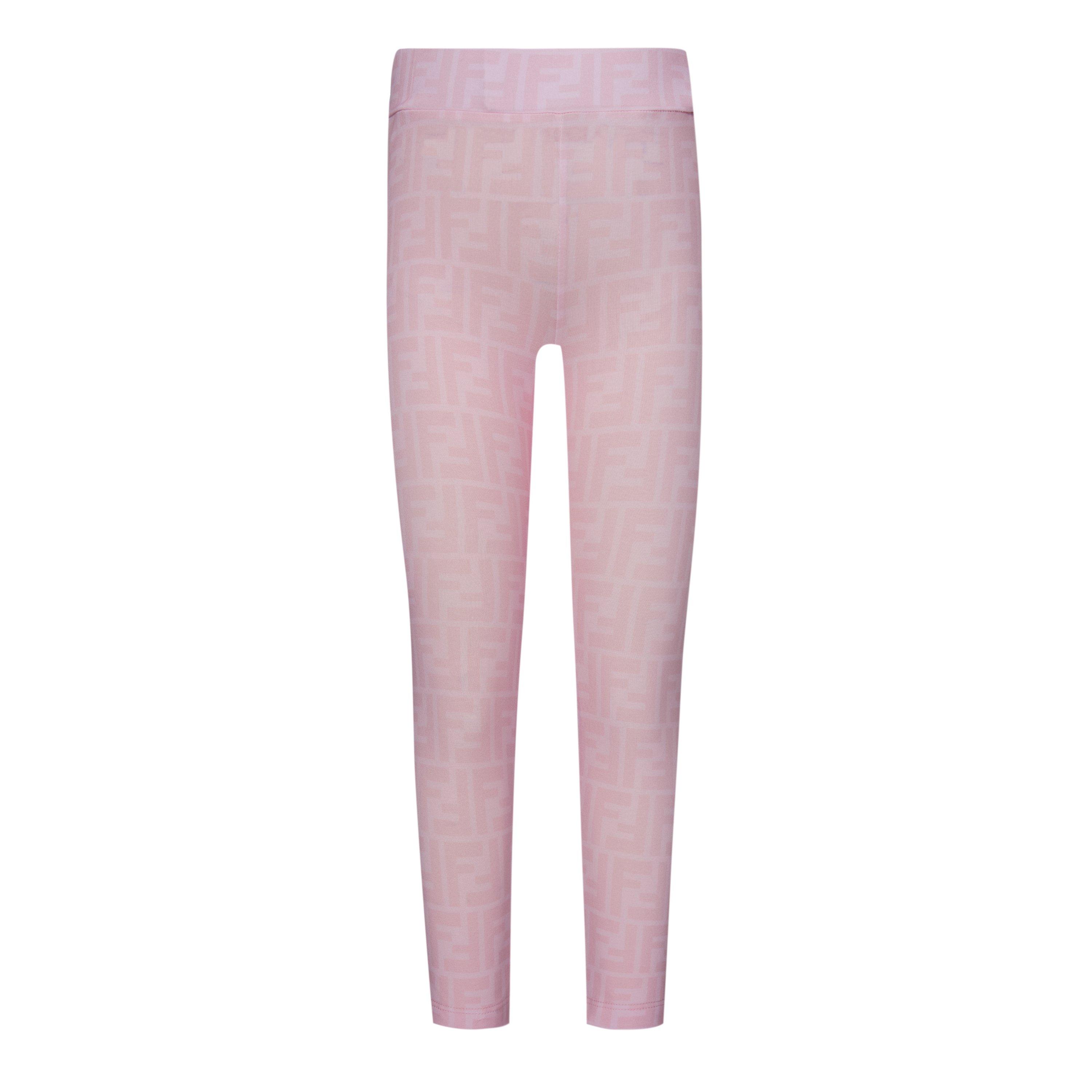 Fendi Jersey Ff Leggings Junior Girls - Pink F0QE5 - Size 4Y