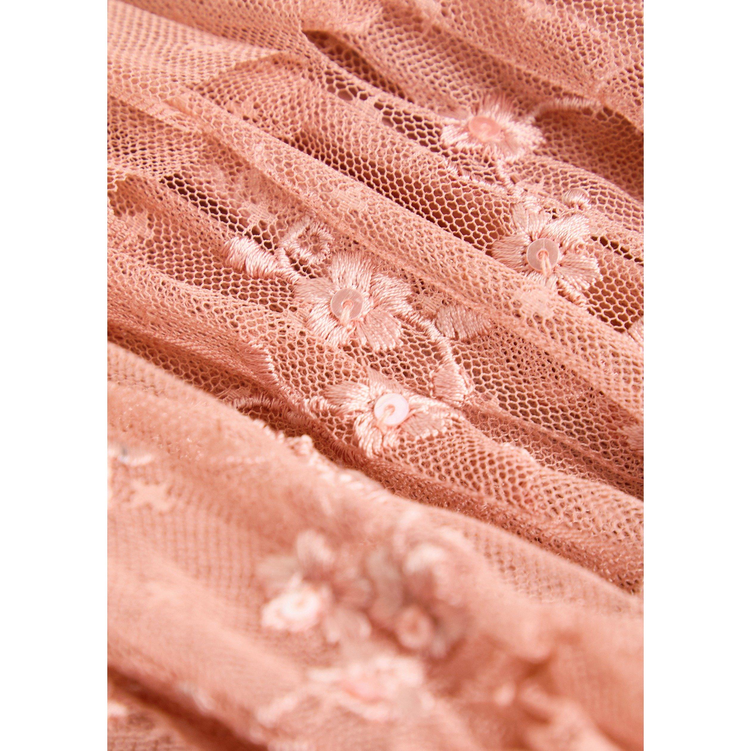PINK - Needle and Thread - LD BLOSSOM LACE ANKLE GOWN - 4