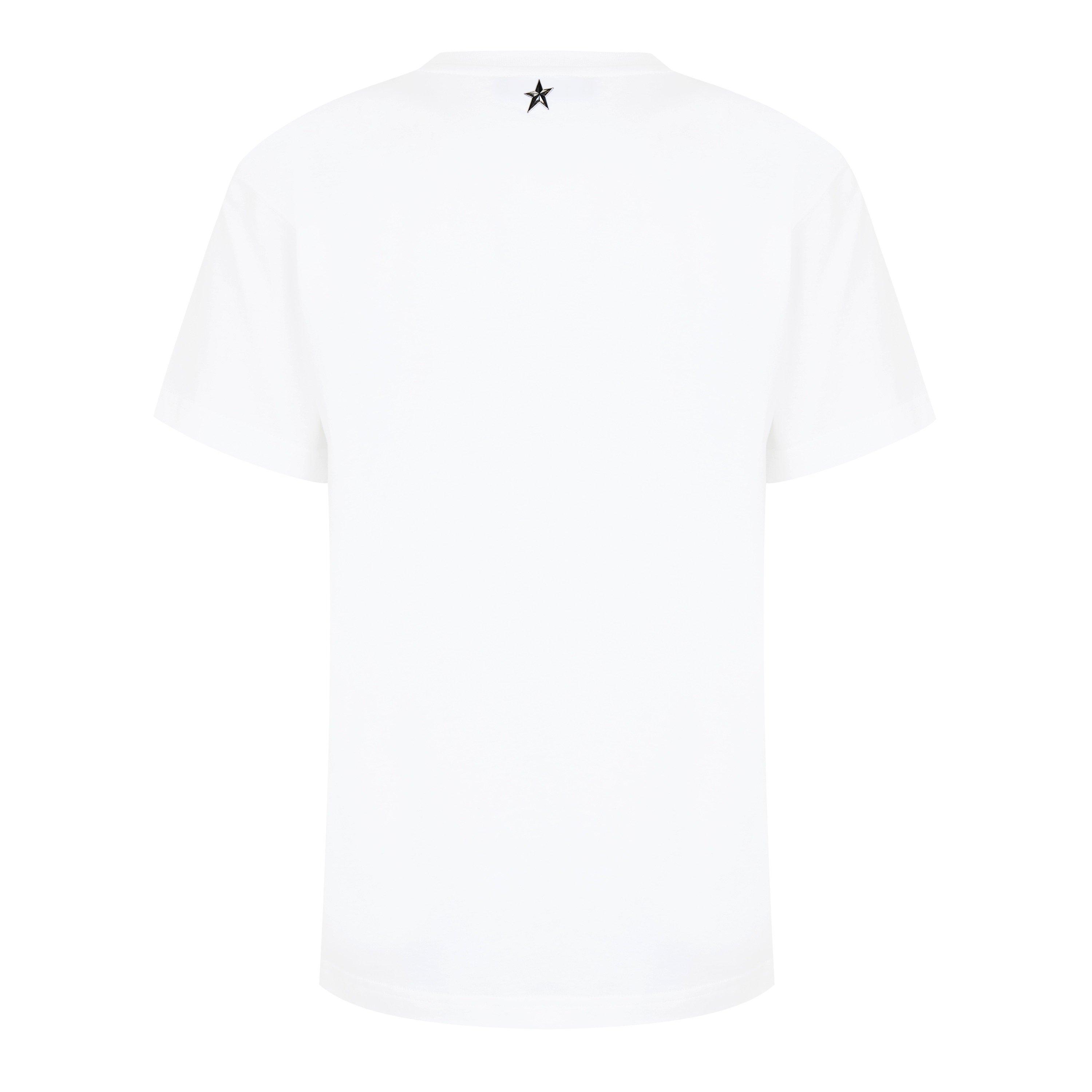 WHITE - Mugler - Logo Print Oversized T-Shirt - 6