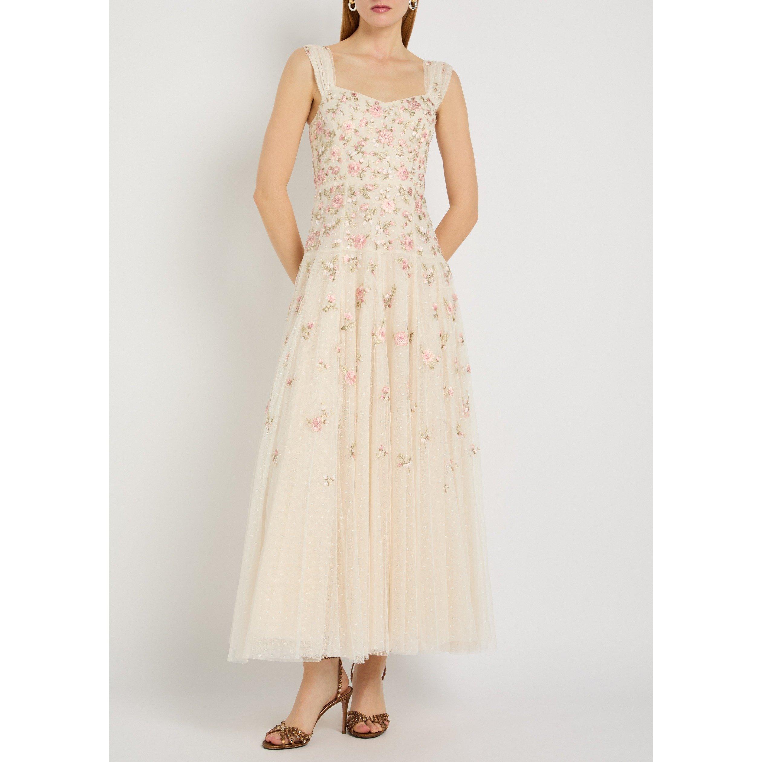 CREAM AND OTHER - Needle and Thread - LD MAYFLOWER DITSY ANKLE GOWN - 5