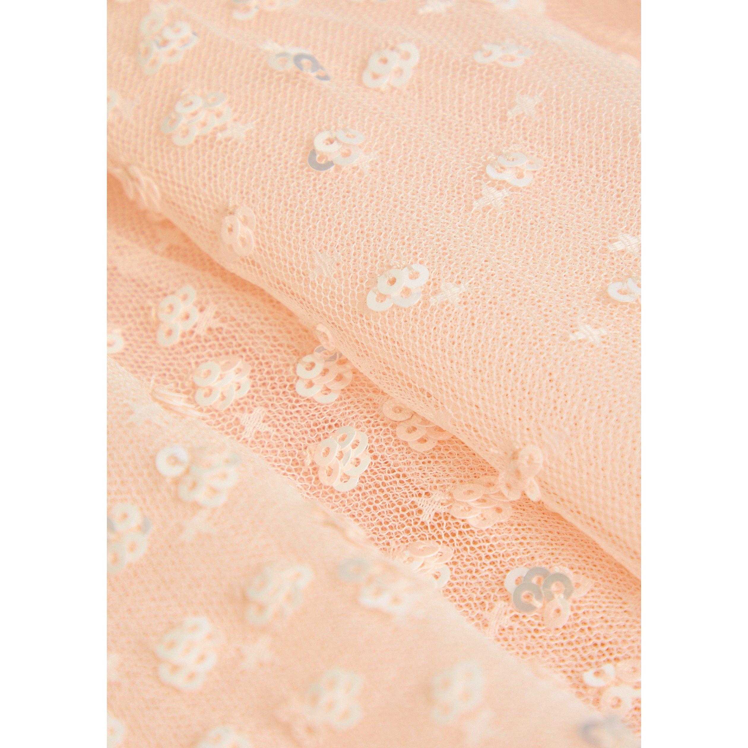 LIGHT PINK - Needle and Thread - LD SUNRISE SEQUIN SWTHRT GOWN - 4